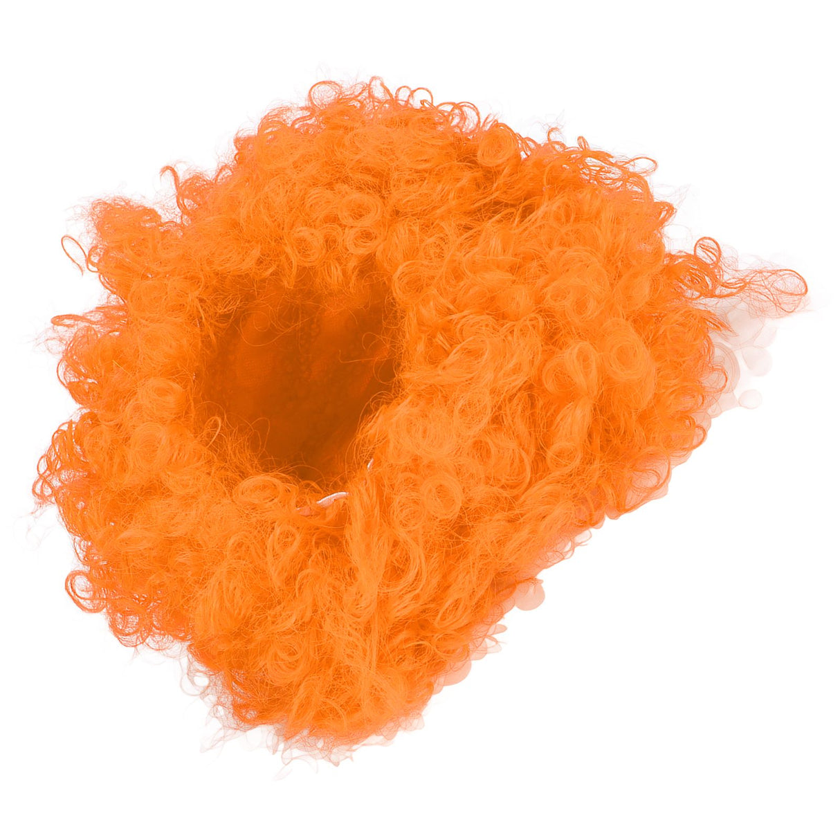 Adult Innovative Color Party Wig Halloween Interesting Headgear for Circus Troup FootballOrange