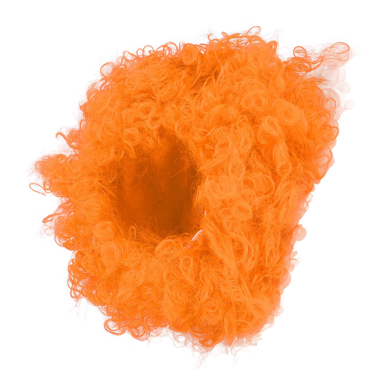 Adult Innovative Color Party Wig Halloween Interesting Headgear for Circus Troup FootballOrange