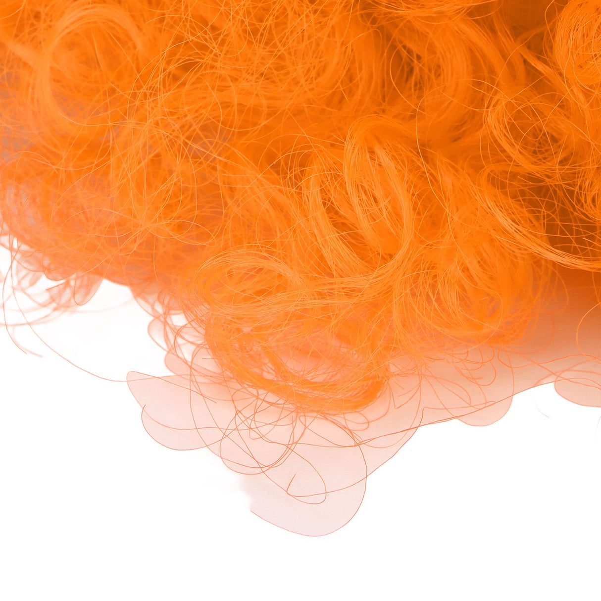 Adult Innovative Color Party Wig Halloween Interesting Headgear for Circus Troup FootballOrange