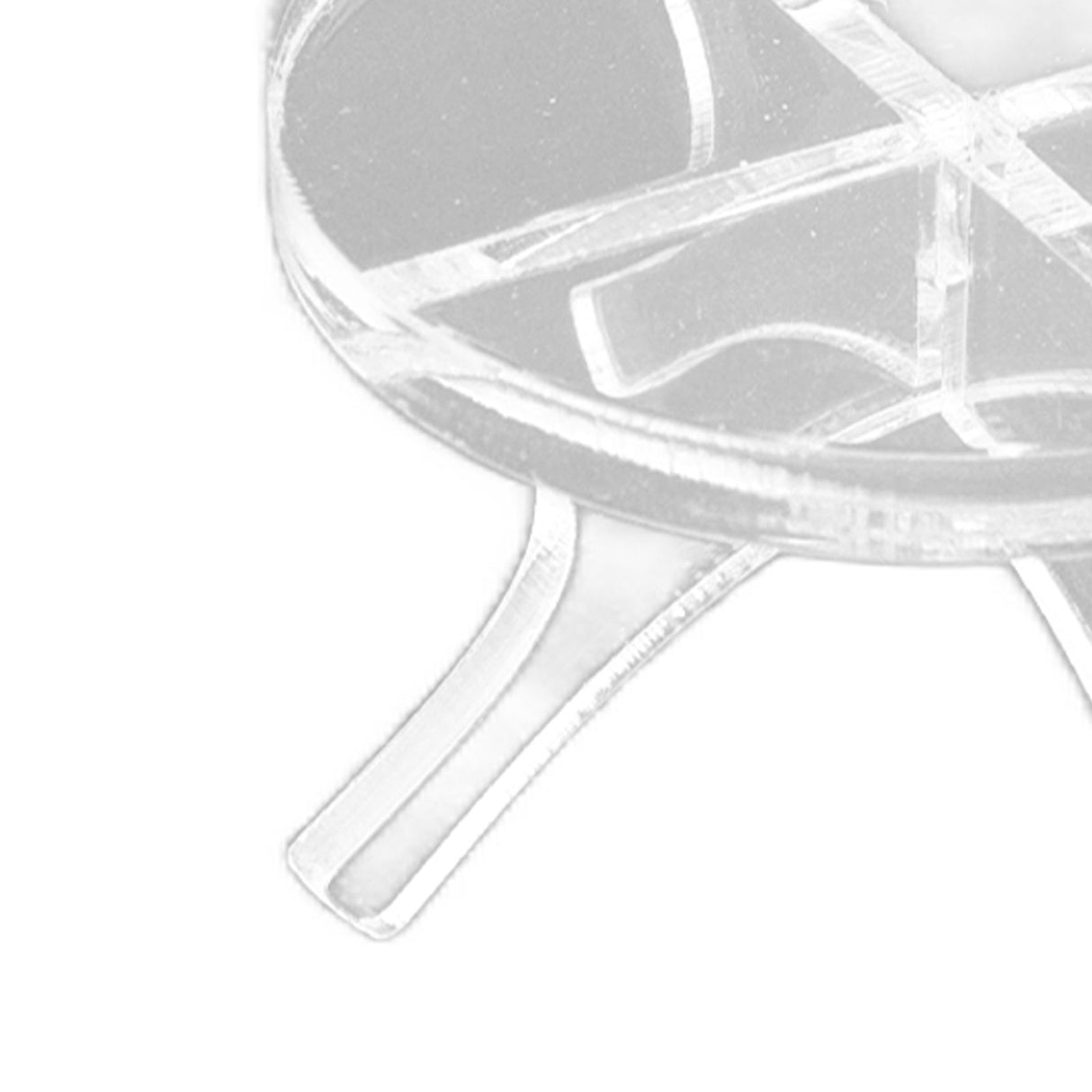 2Pcs Golf Ball Rack High Stability Strong Firmness Simple Baseball Display StandTransparent 2 Pieces