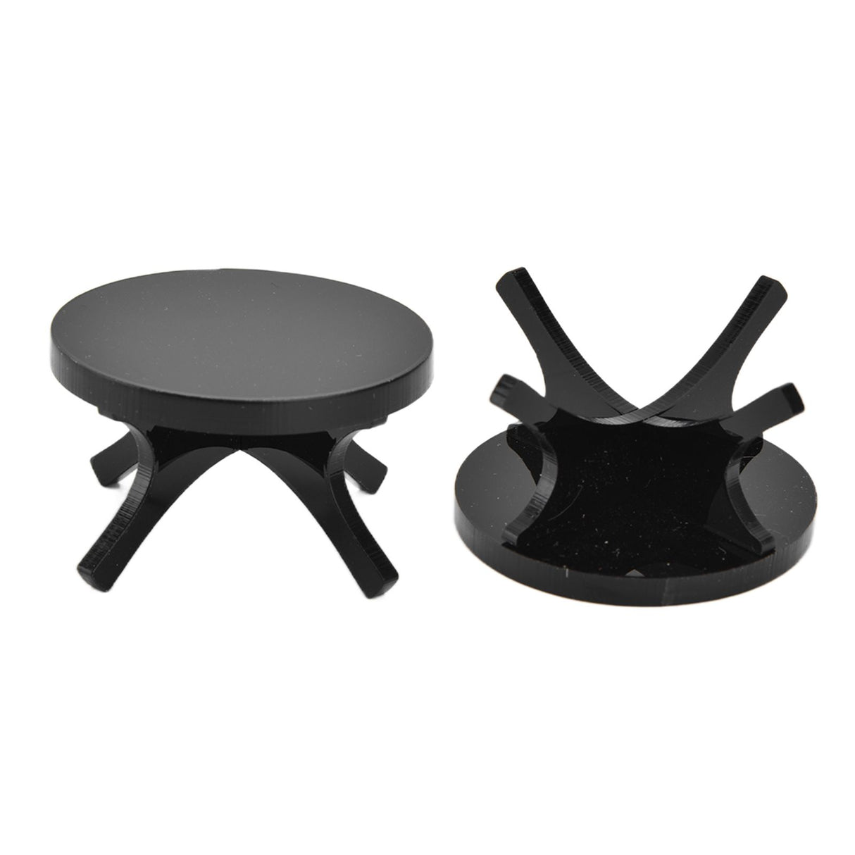 2Pcs Golf Ball Rack High Stability Strong Firmness Simple Baseball Display StandBlack 2 Pieces