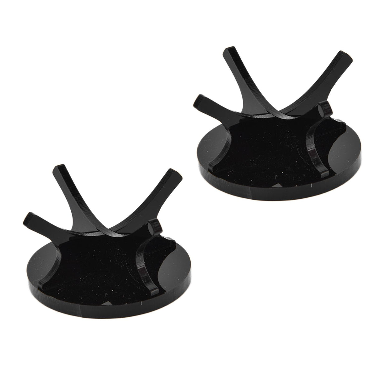 2Pcs Golf Ball Rack High Stability Strong Firmness Simple Baseball Display StandBlack 2 Pieces