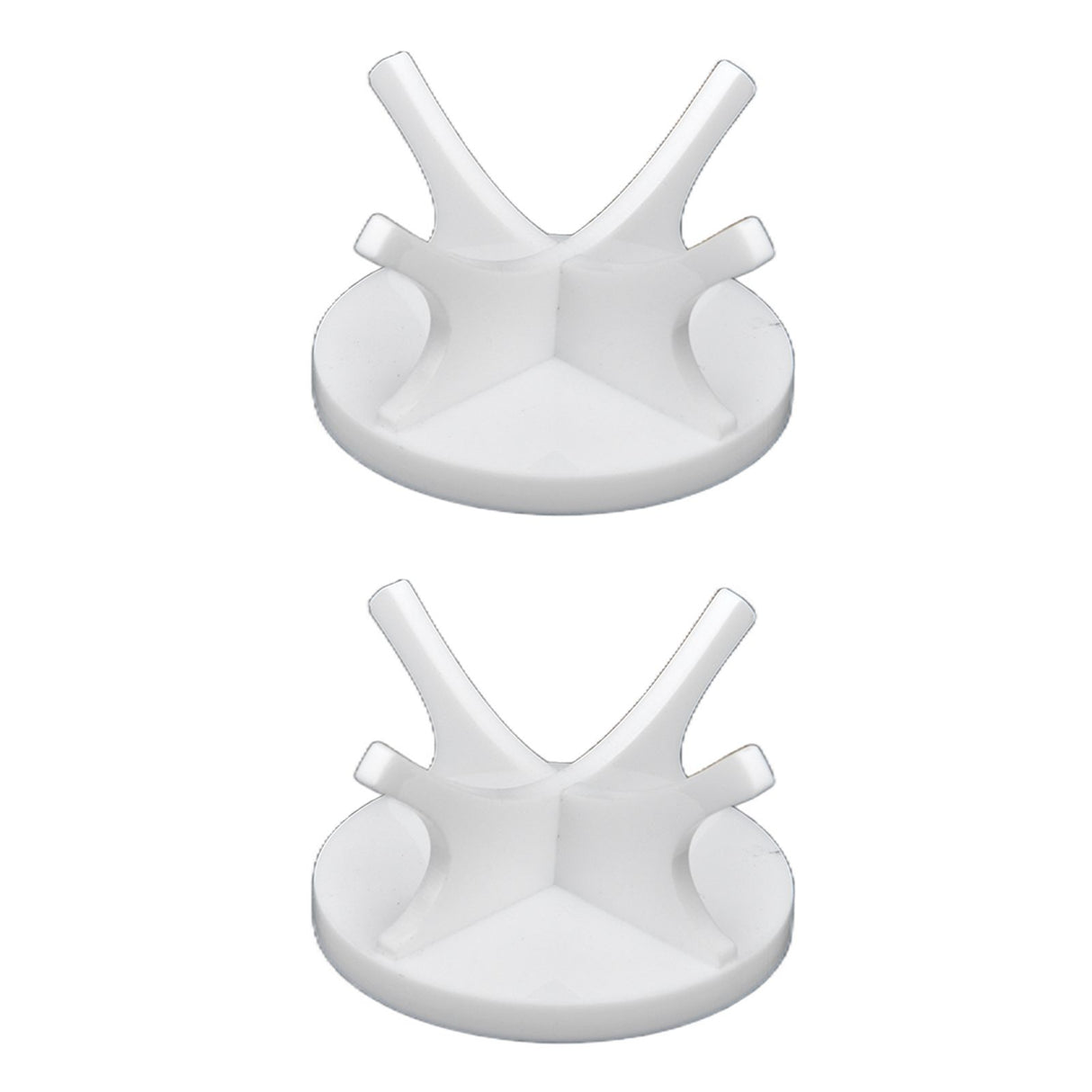 2Pcs Golf Ball Rack High Stability Strong Firmness Simple Baseball Display StandWhite 2 Pieces