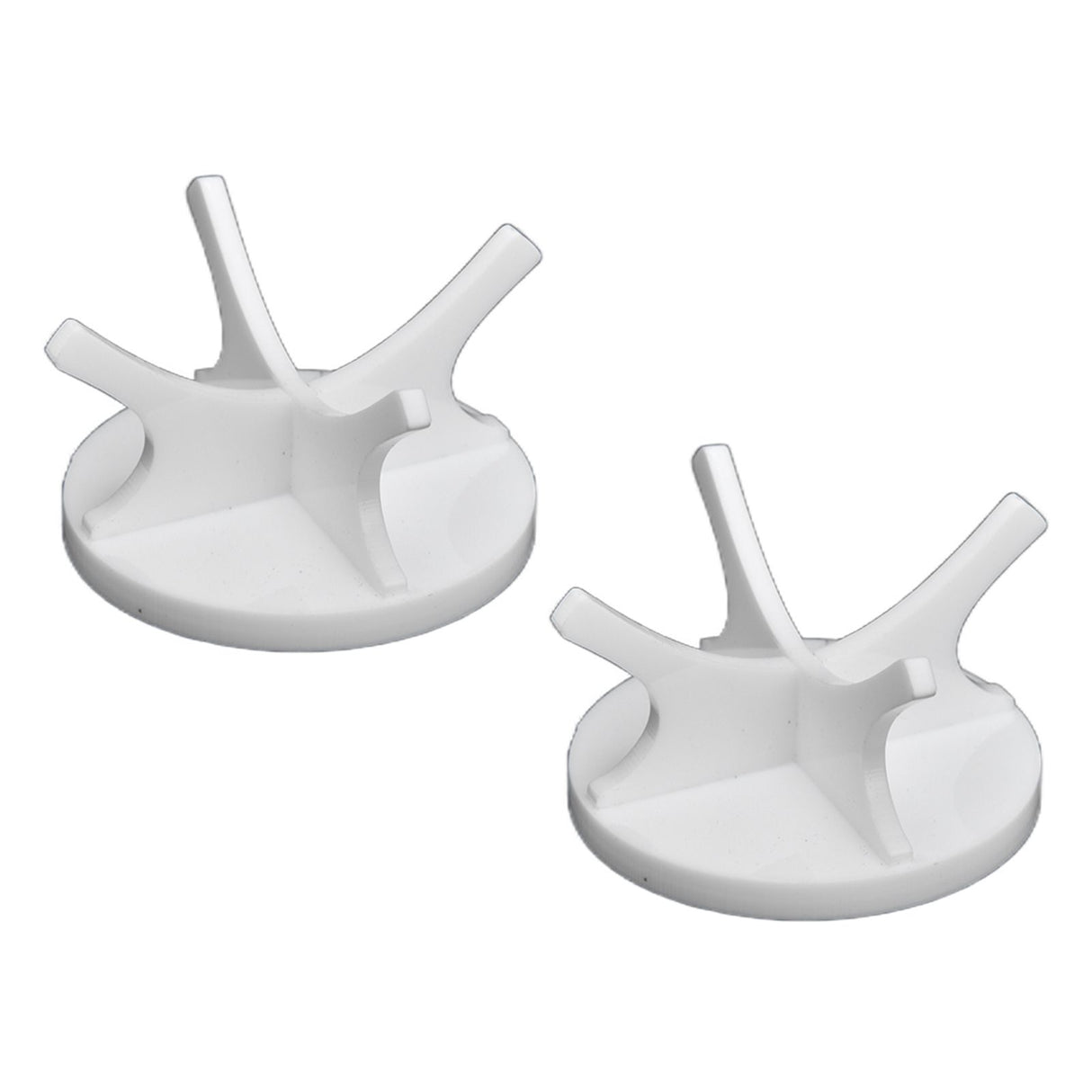 2Pcs Golf Ball Rack High Stability Strong Firmness Simple Baseball Display StandWhite 2 Pieces