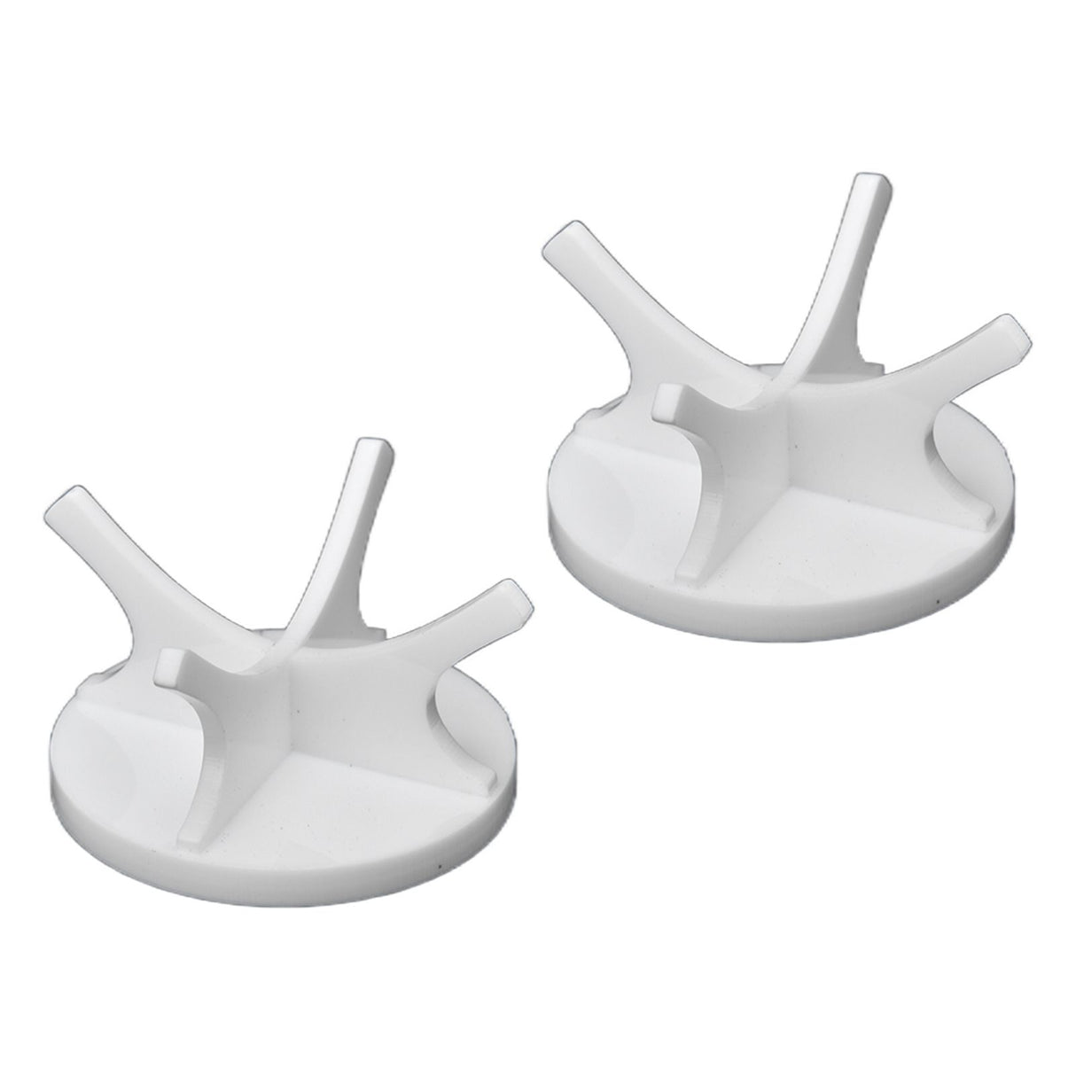 2Pcs Golf Ball Rack High Stability Strong Firmness Simple Baseball Display StandWhite 2 Pieces