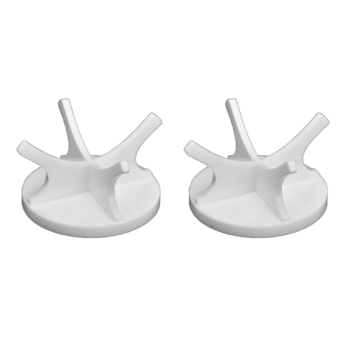 2Pcs Golf Ball Rack High Stability Strong Firmness Simple Baseball Display StandWhite 2 Pieces