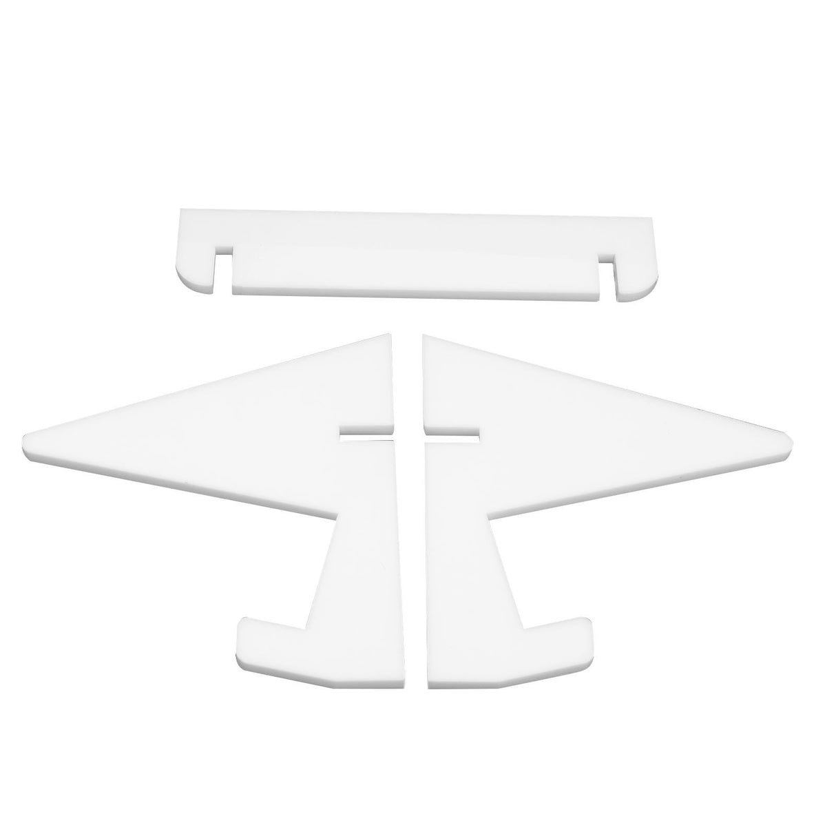 Acrylic Book Display Stand Book Holder Bookrack Bookshelf Office Bookcase for Kitchen HomeWhite