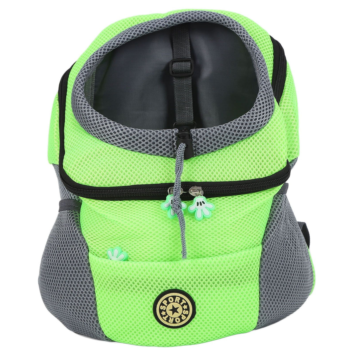Pet Knapsack Ventilation Comfort Spacious Environmental Protection Nice Appearance Dog BackpackS Green