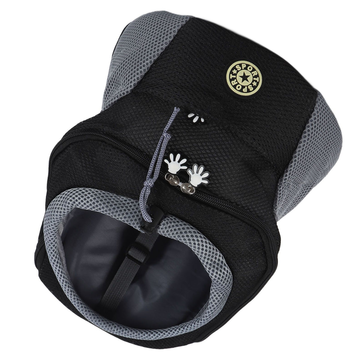 Pet Knapsack Ventilation Comfort Spacious Environmental Protection Nice Appearance Dog BackpackS Black