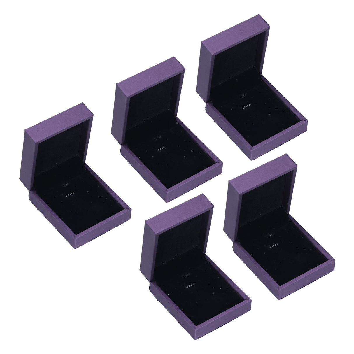 5Pcs Jewelry Packaging Box Exquisite Ear Ring Organizer Case for Home Jewellery Shop