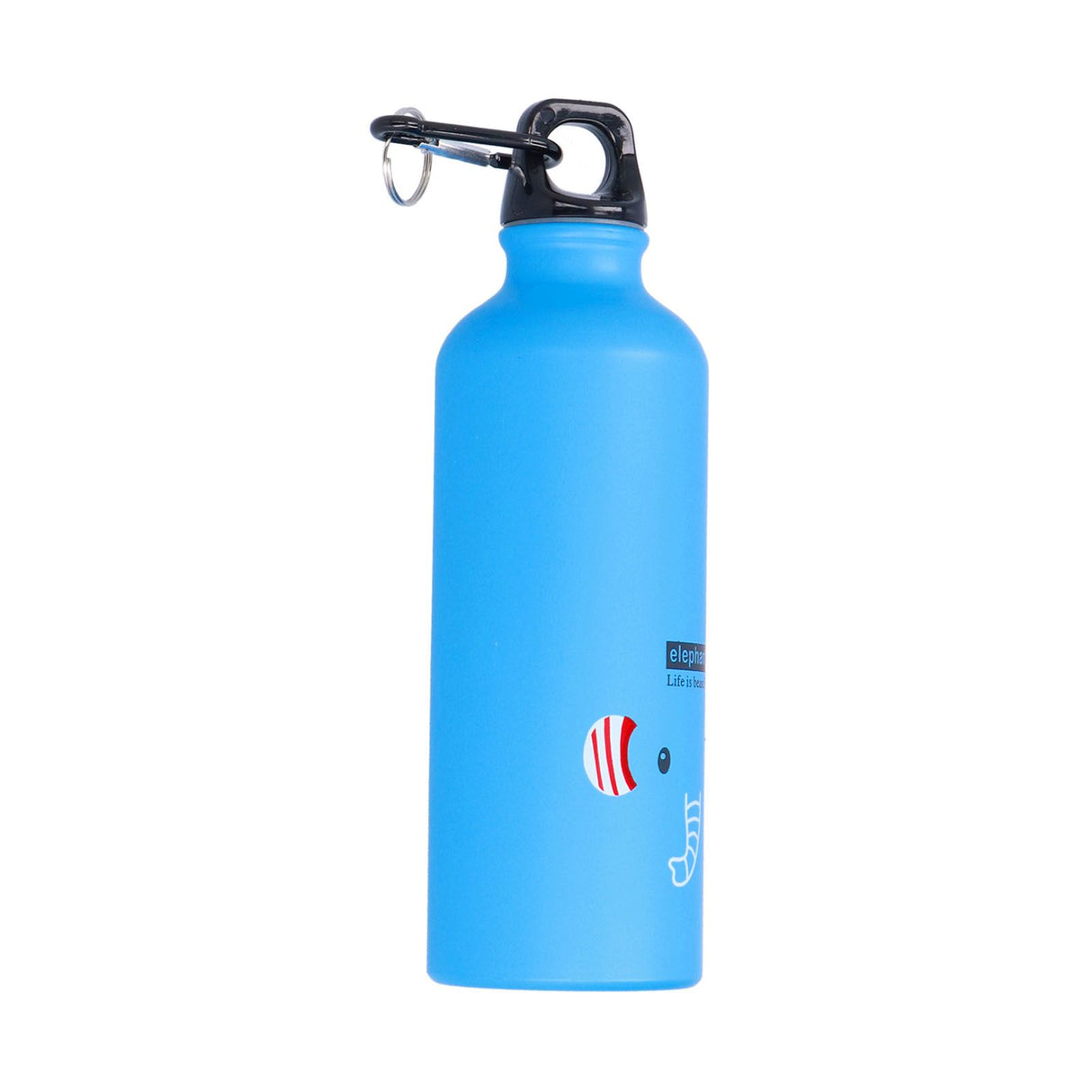 Kids Water Bottle Cute Cartoon 500ml Aluminum Insulated Water Bottle Sport Water JugBlue Elephant
