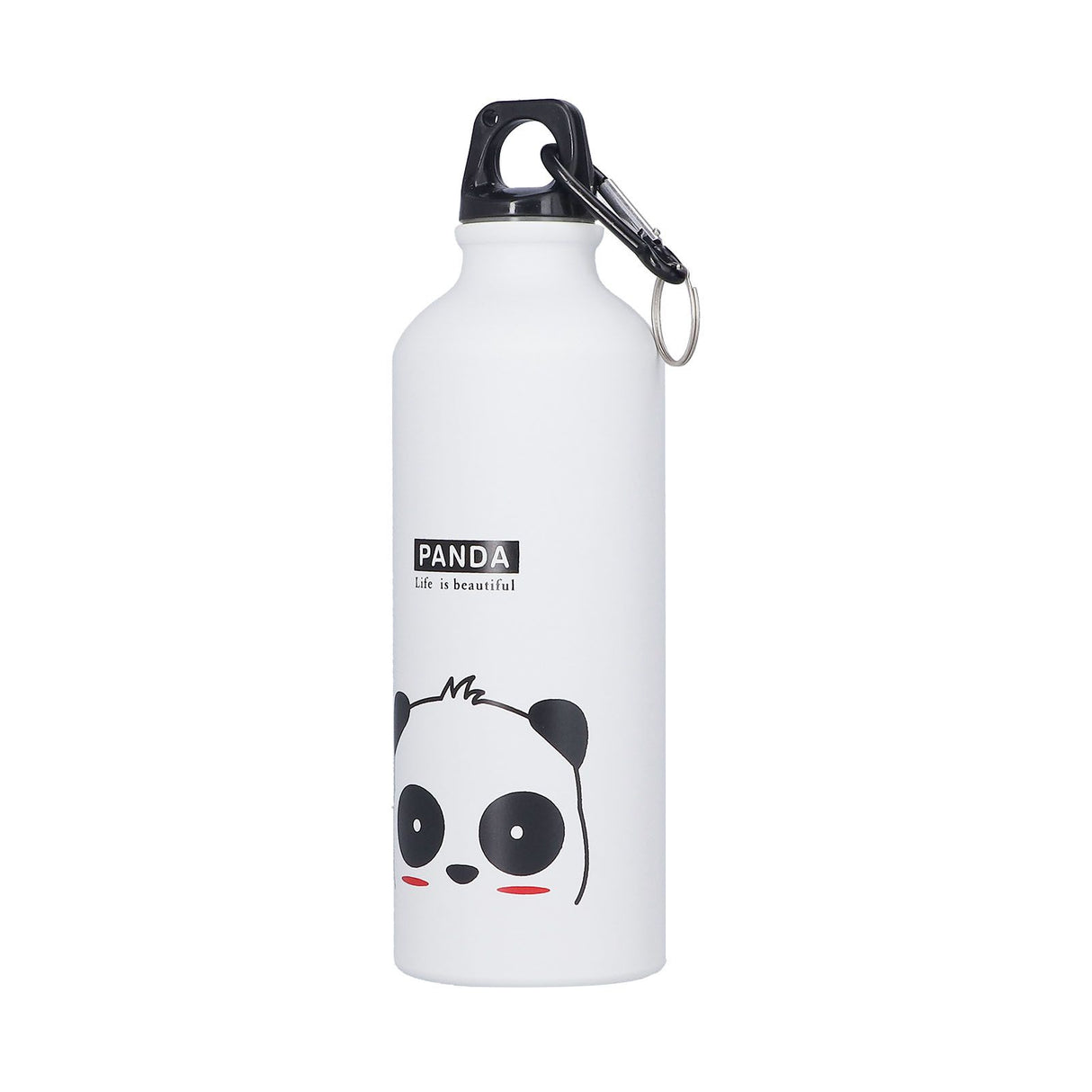 Kids Water Bottle Cute Cartoon 500ml Aluminum Insulated Water Bottle Sport Water JugWhite Panda