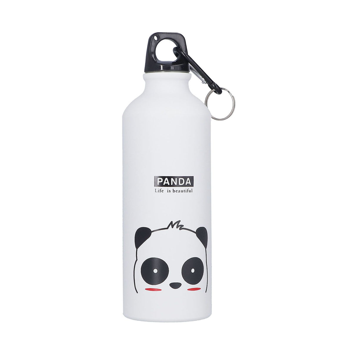 Kids Water Bottle Cute Cartoon 500ml Aluminum Insulated Water Bottle Sport Water JugWhite Panda
