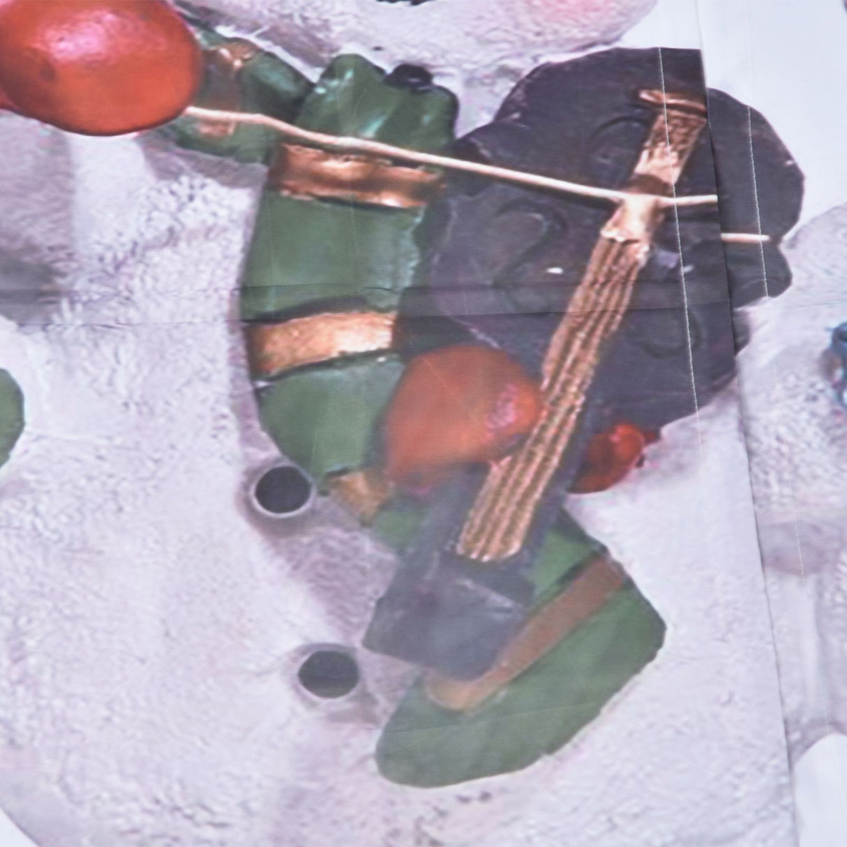 Digital Printing Blackout Curtain Snowman Pattern Blind Shade Window Drapes for Bedroom Living Room150x166cm Christmas Style 2