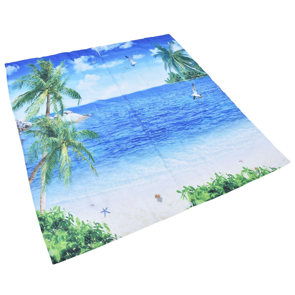 Polyester Fiber Window Curtain Innovative Digital Printing Hanging Blackout Curtain for Home Use170x200cm / 66.9x78.7in Type 36