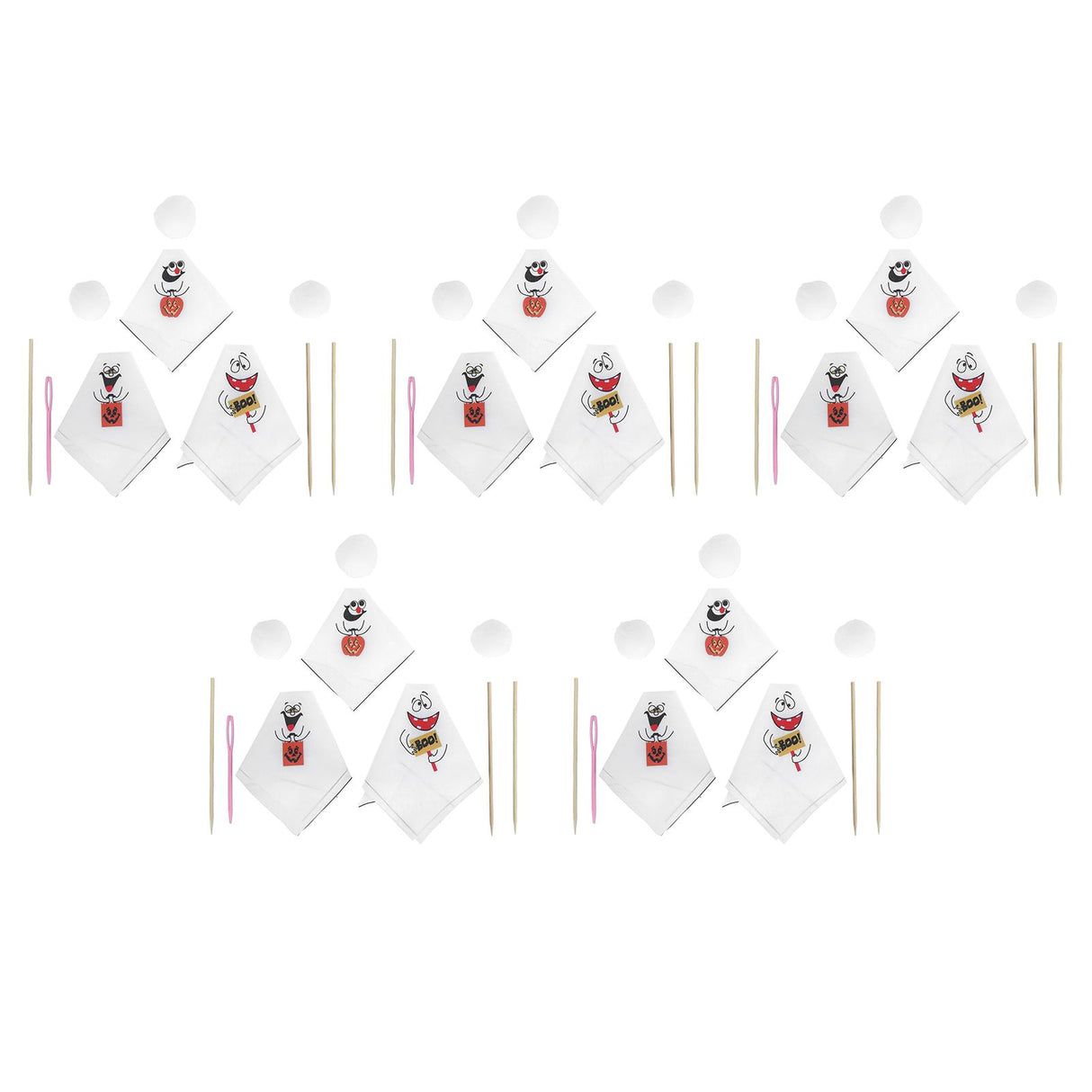 5Set Halloween Hanging Ghost Pumpkin Ghost Ornament Halloween Hanging Decoration for Festival