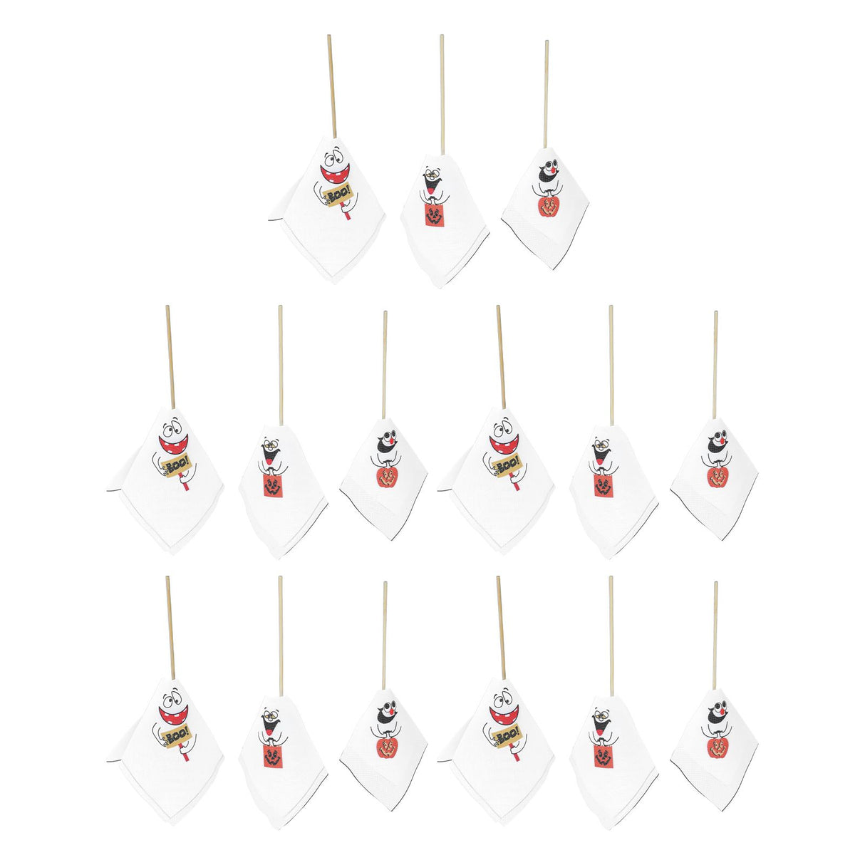 5Set Halloween Hanging Ghost Pumpkin Ghost Ornament Halloween Hanging Decoration for Festival
