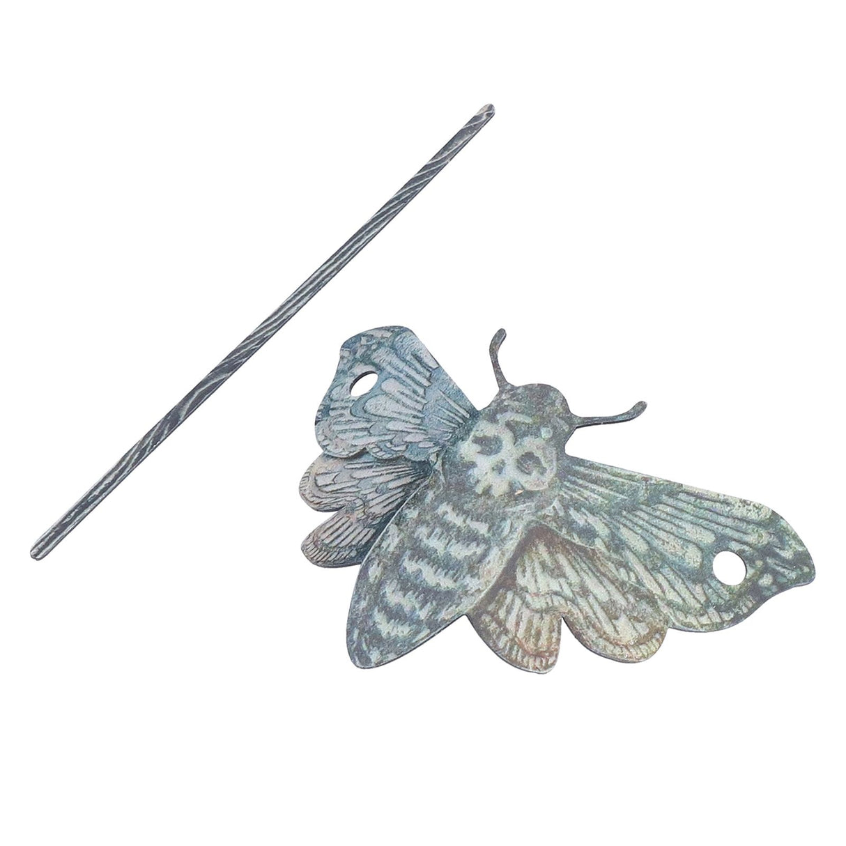 Halloween Hairpin Iron Small Exquisite Reusable Lifelike Halloween Hair Stick for Party Bar HomeMoth