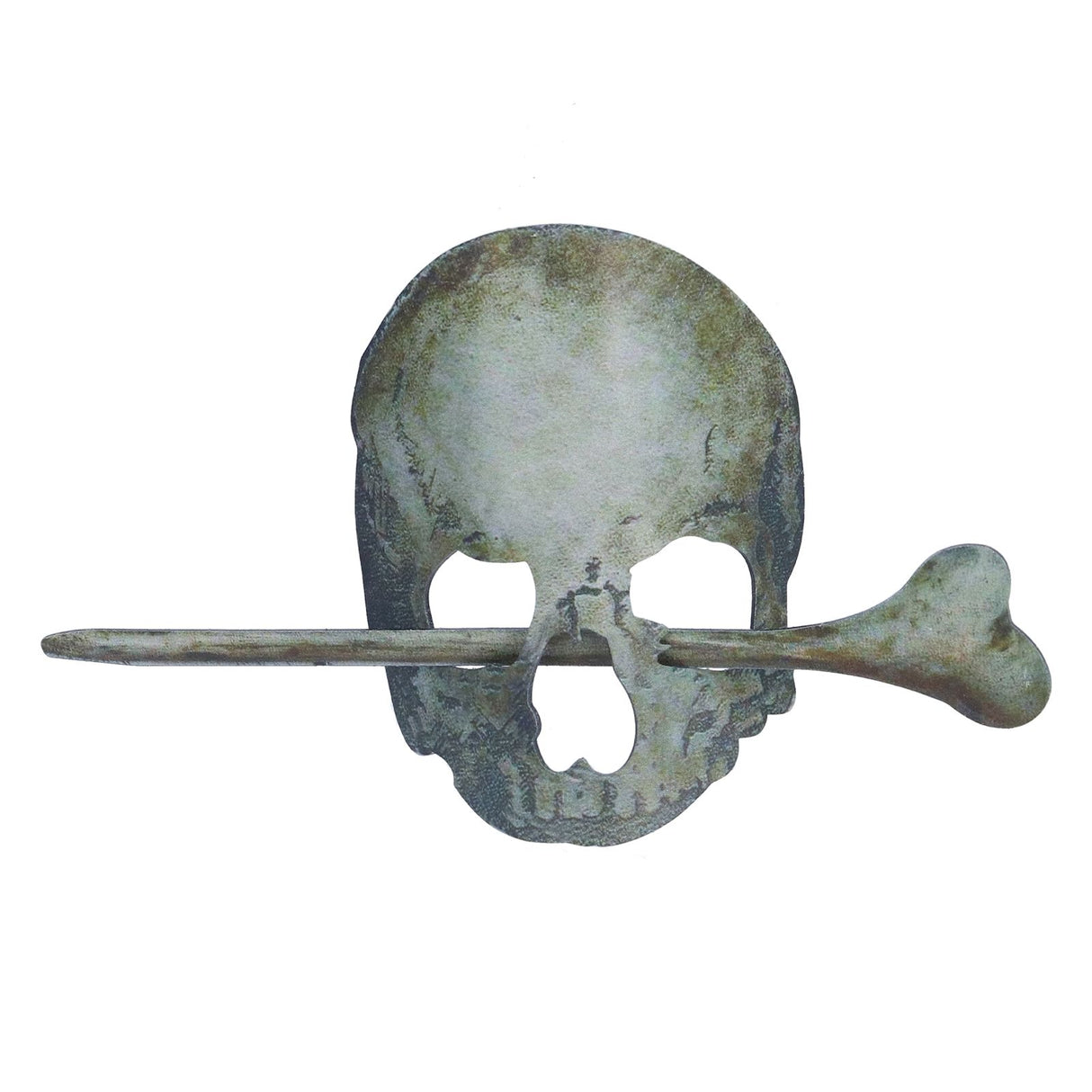 Halloween Hairpin Iron Small Exquisite Reusable Lifelike Halloween Hair Stick for Party Bar HomeSkull