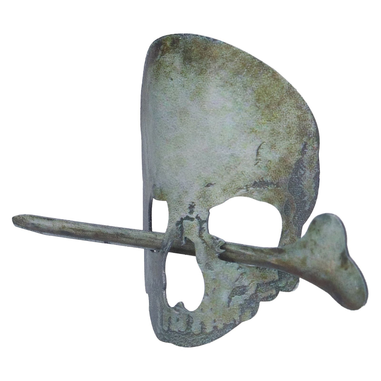 Halloween Hairpin Iron Small Exquisite Reusable Lifelike Halloween Hair Stick for Party Bar HomeSkull