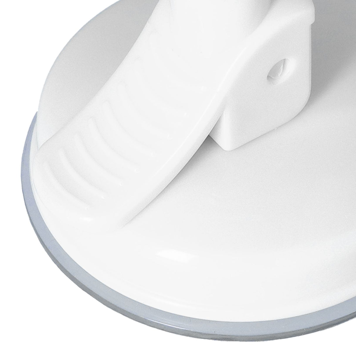 6PCS Strong Vacuum Wall Hook Towel Hook Plastic Self Adhesive Suction Cup for Kitchen Bathroom White