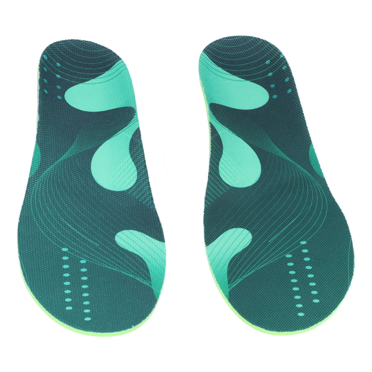 1 Pair Unisex Insole Breathable Elastic Shock Absorbing Foot Arch Support Orthopedic Shoe Pads L 44-47