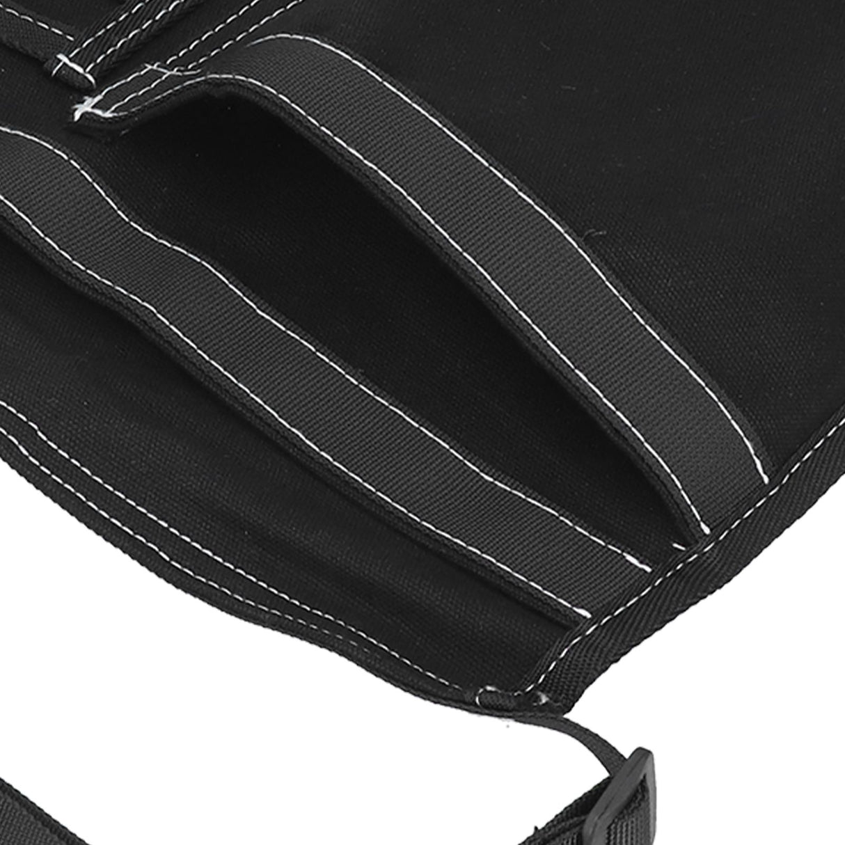 Unilateral Waist Hanging Tool Bag Wear Resistant Oxford Cloth Adjustable Tools Organizer for GardenBlack