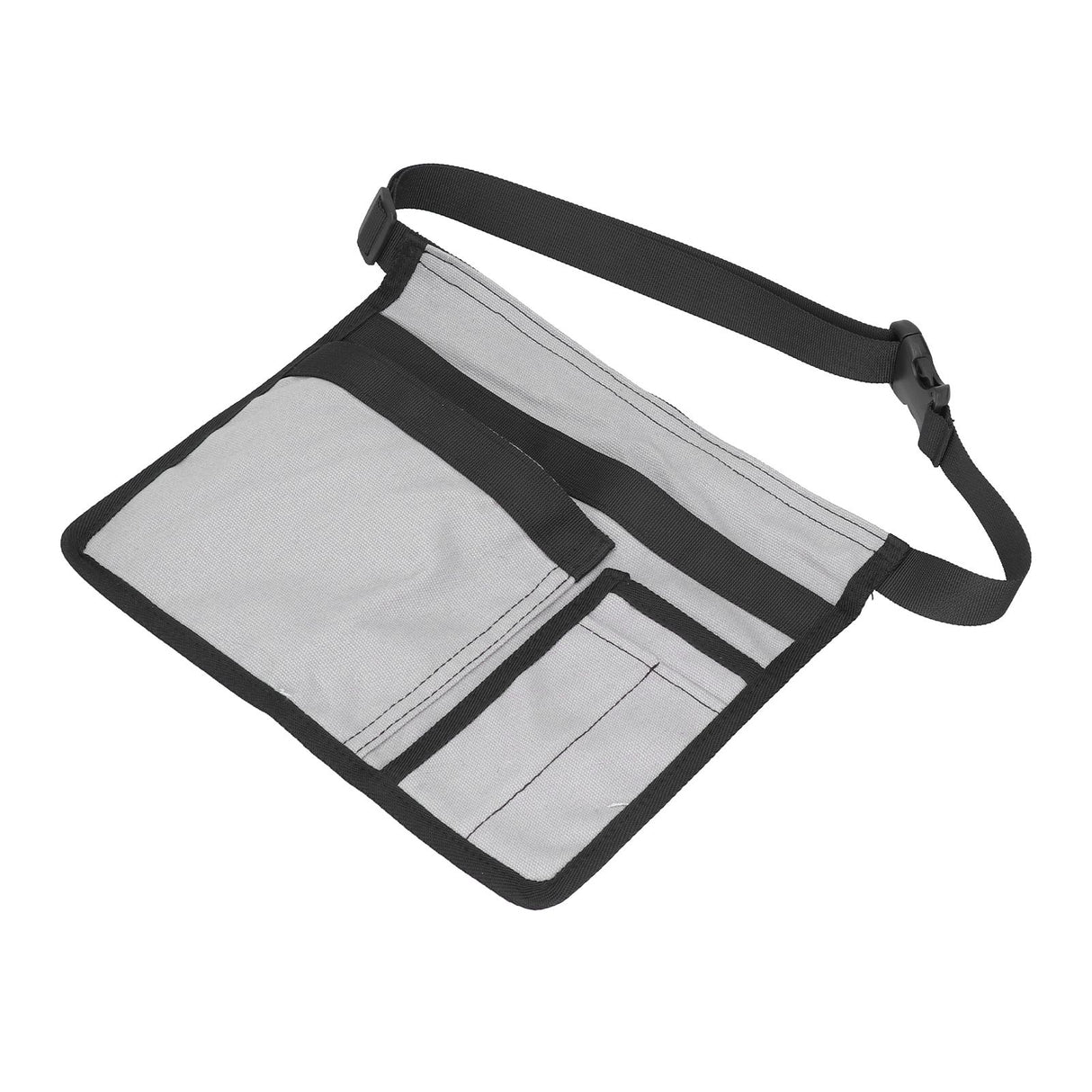 Unilateral Waist Hanging Tool Bag Wear Resistant Oxford Cloth Adjustable Tools Organizer for GardenGrey