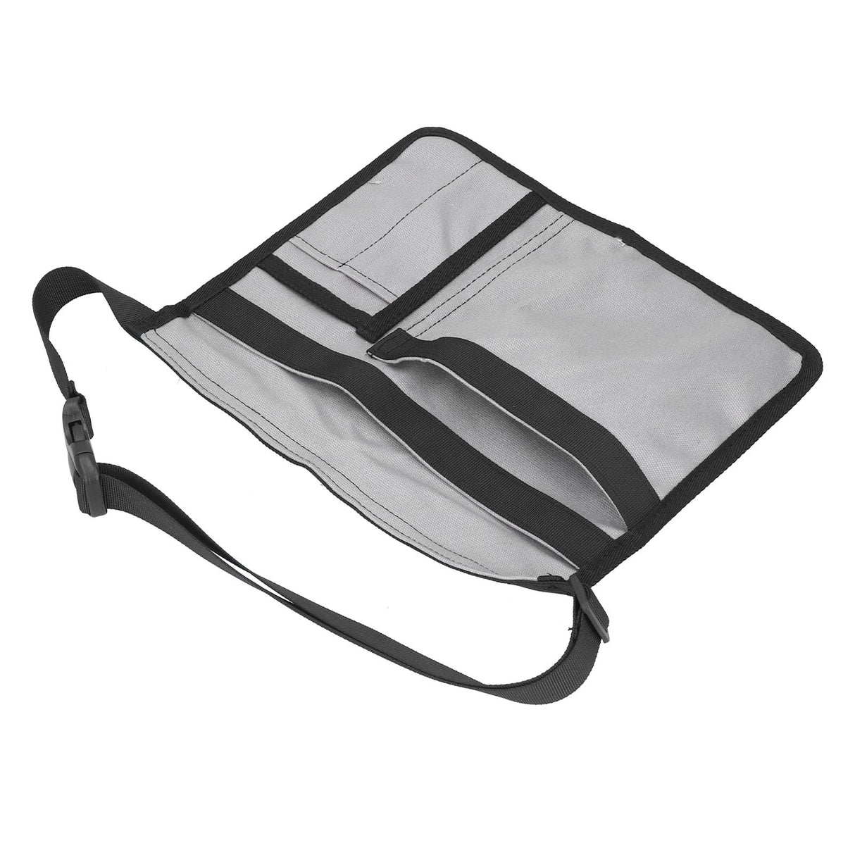 Unilateral Waist Hanging Tool Bag Wear Resistant Oxford Cloth Adjustable Tools Organizer for GardenGrey
