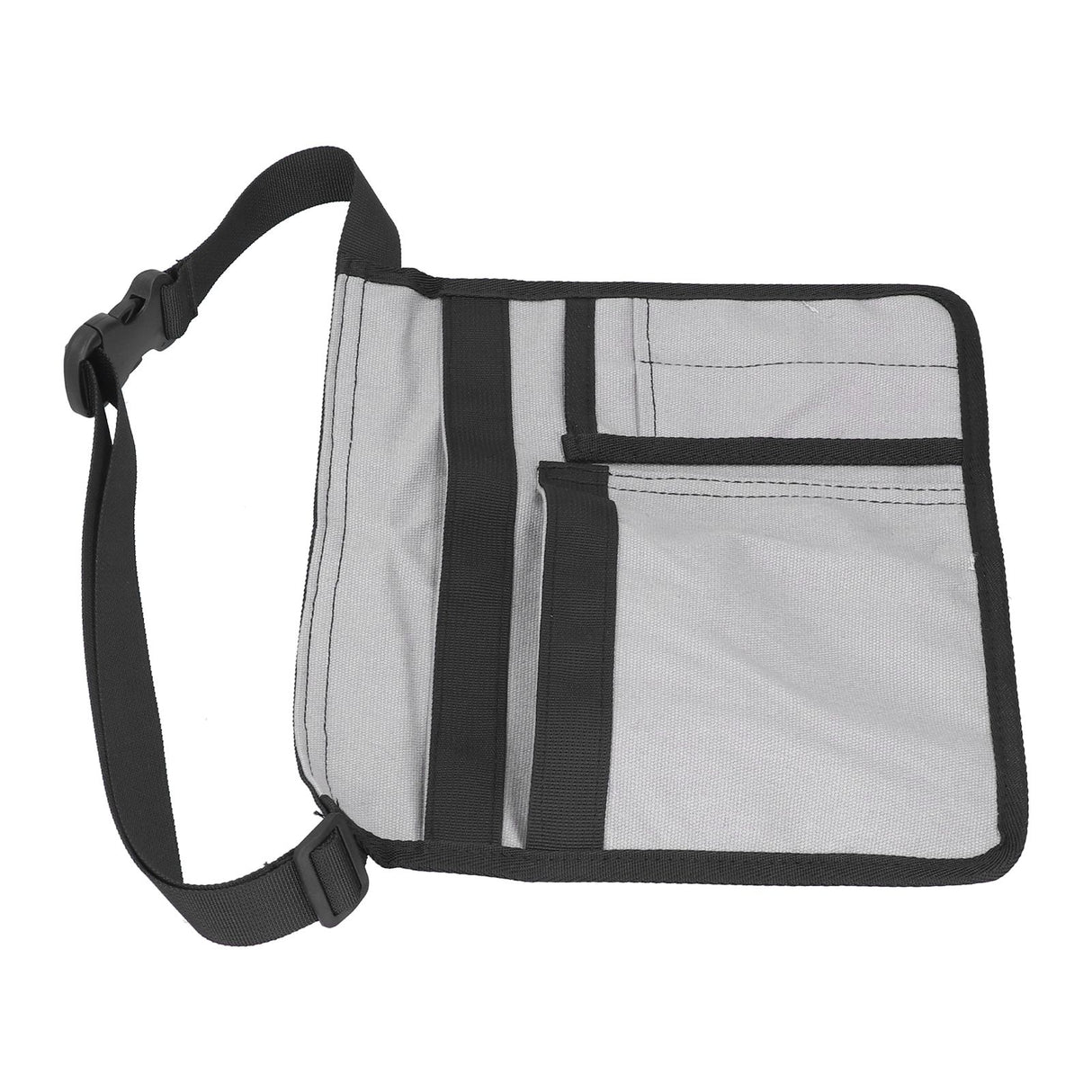 Unilateral Waist Hanging Tool Bag Wear Resistant Oxford Cloth Adjustable Tools Organizer for GardenGrey