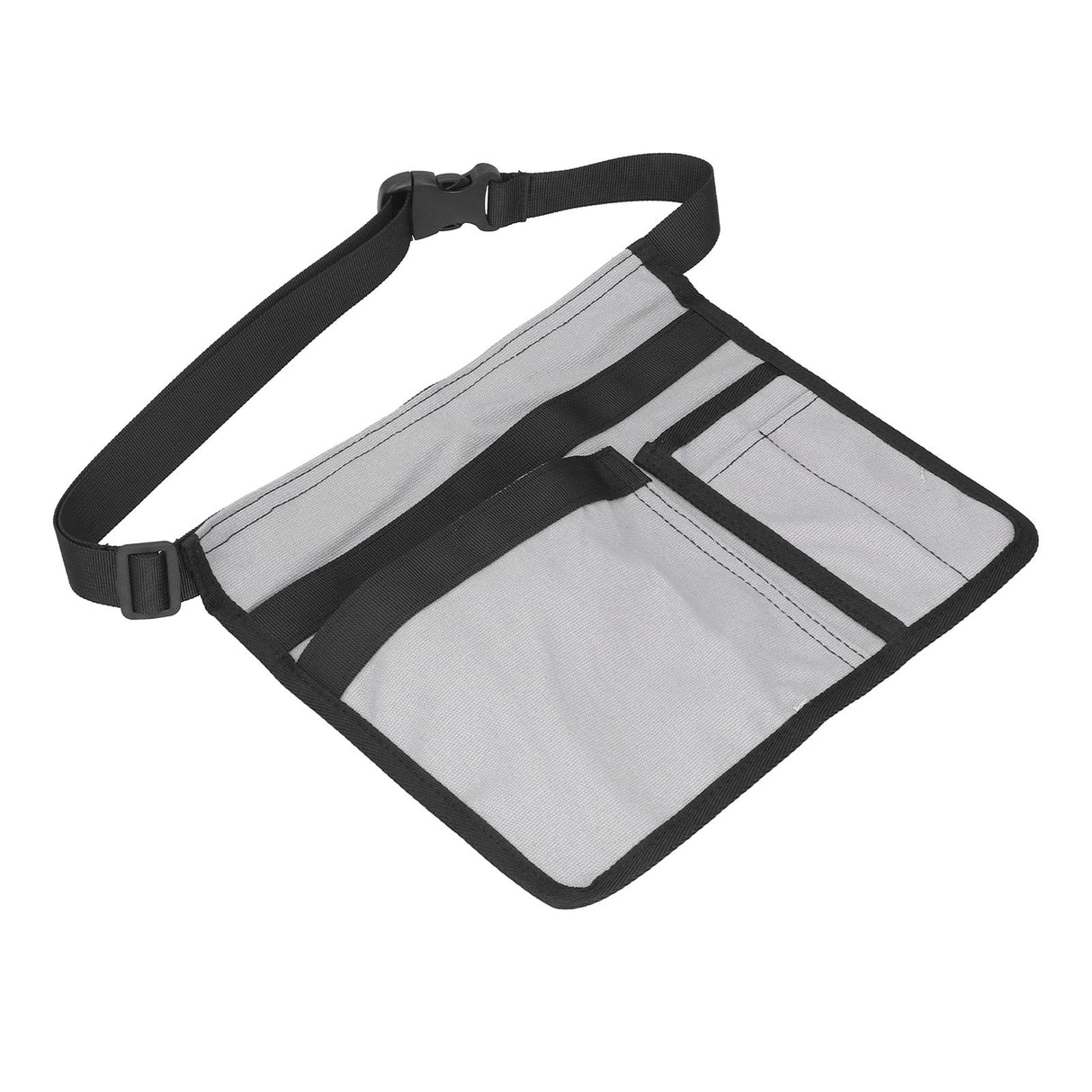 Unilateral Waist Hanging Tool Bag Wear Resistant Oxford Cloth Adjustable Tools Organizer for GardenGrey