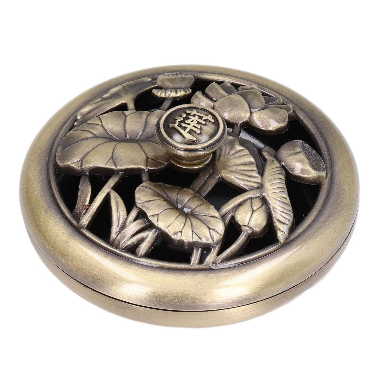 Coil Incense Burner Tray Vintage Incense Bowl Holder Metal Alloy for Living Room Bedroom Office368