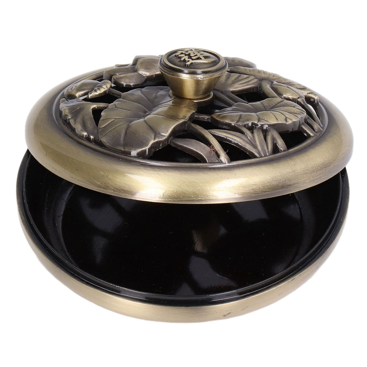 Coil Incense Burner Tray Vintage Incense Bowl Holder Metal Alloy for Living Room Bedroom Office368