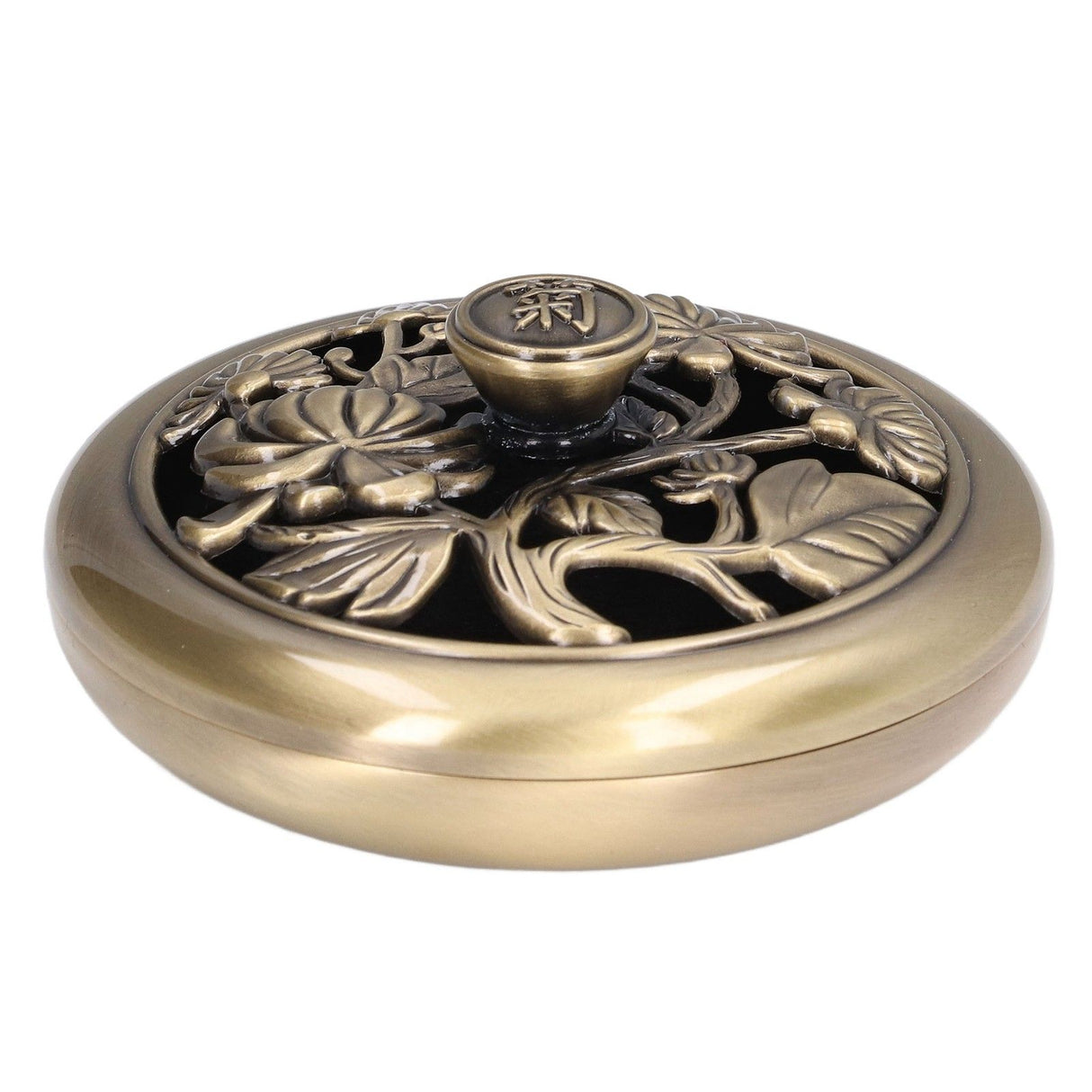 Coil Incense Burner Tray Vintage Incense Bowl Holder Metal Alloy for Living Room Bedroom Office367
