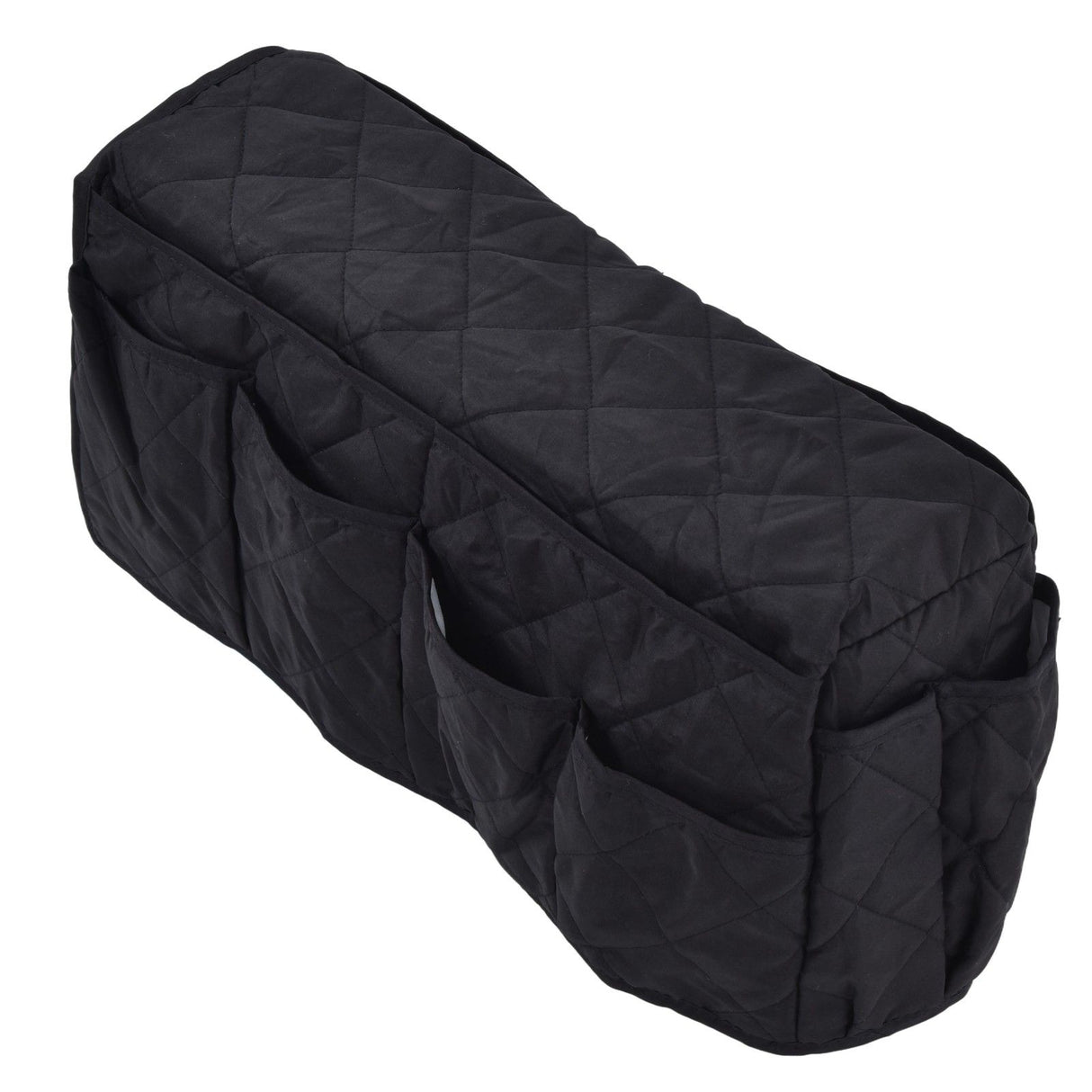 Couch Remote Holder Pocket Design Dustproof Waterproof Reasonable Layout Sofa Armrest OrganizersBlack