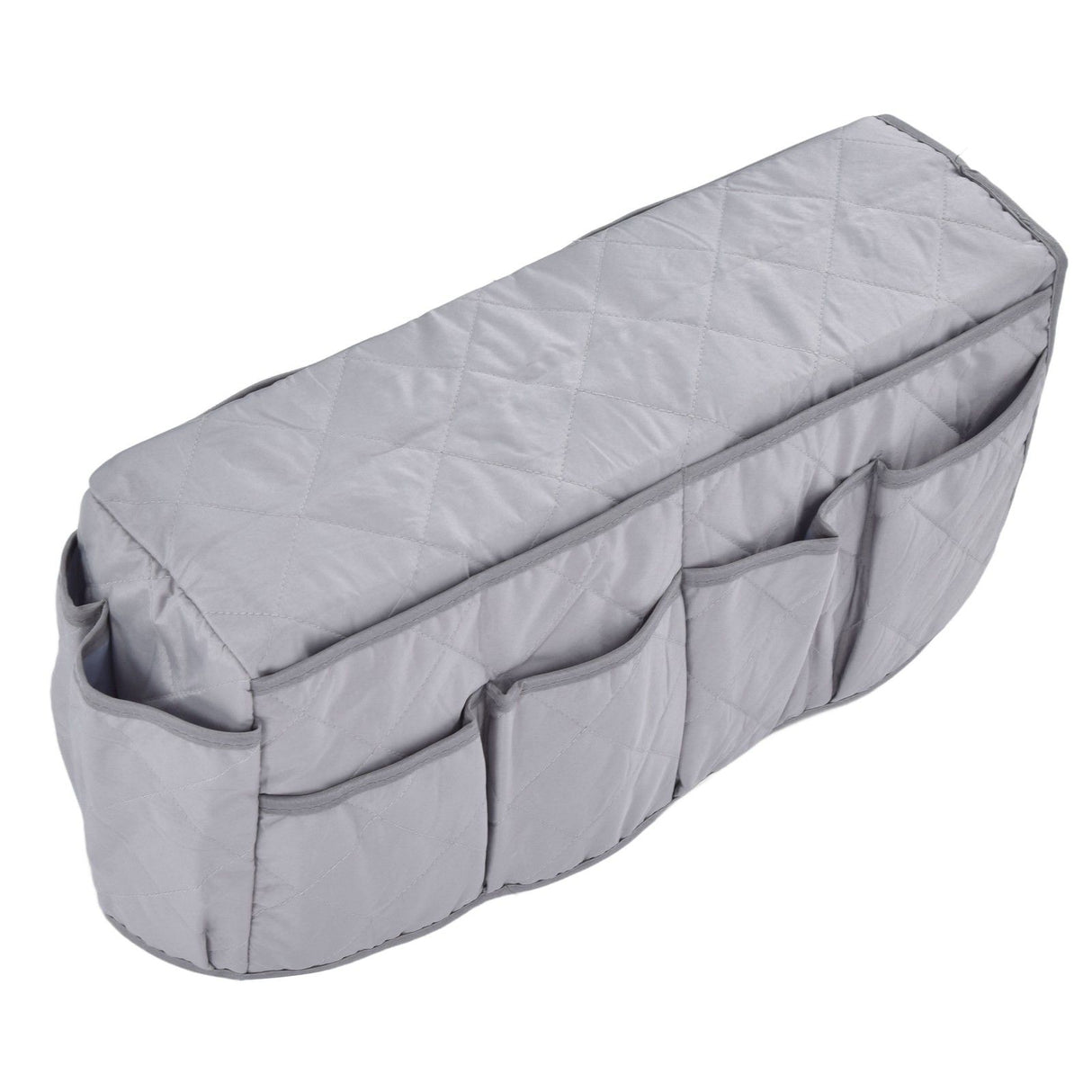 Couch Remote Holder Pocket Design Dustproof Waterproof Reasonable Layout Sofa Armrest OrganizersGrey