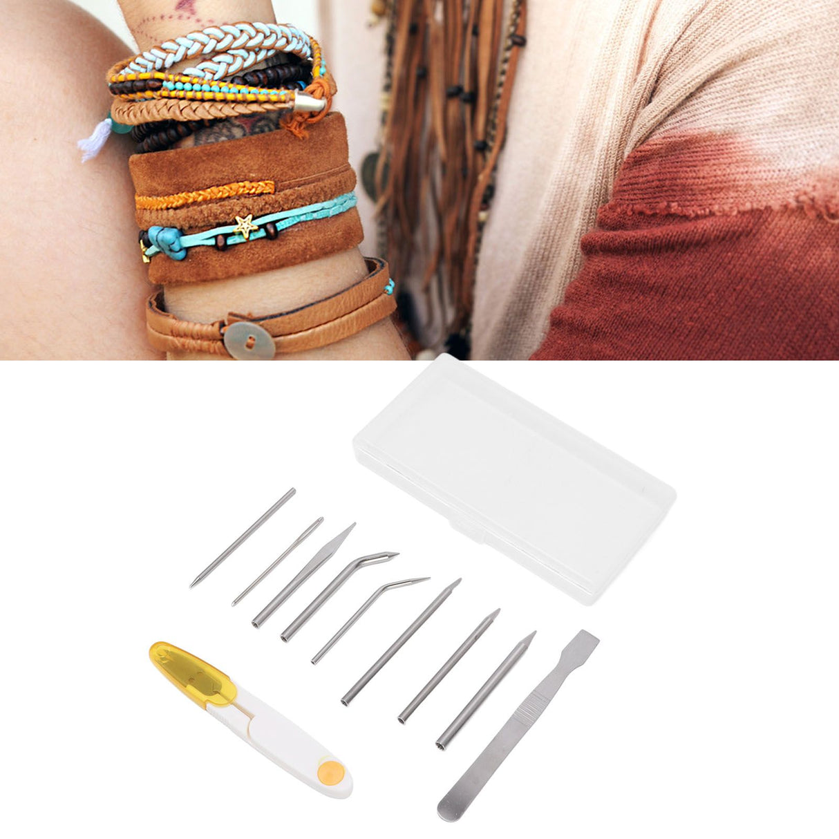 Paracord Stitching Set Stainless Steel Paracord Weaving Needle DIY Paracord Knitting Tool