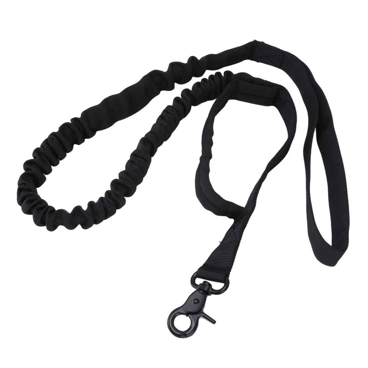 Dog Leash Durable Wear Resistant Easy Control Elasticity Provides Ductility Military Pet Leash Pet SupplyBlack
