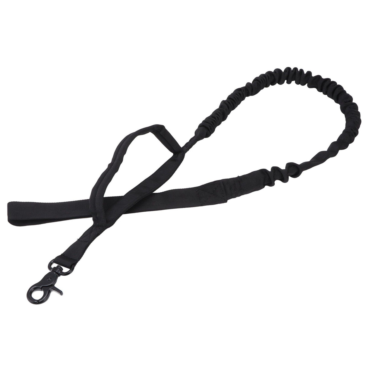 Dog Leash Durable Wear Resistant Easy Control Elasticity Provides Ductility Military Pet Leash Pet SupplyBlack