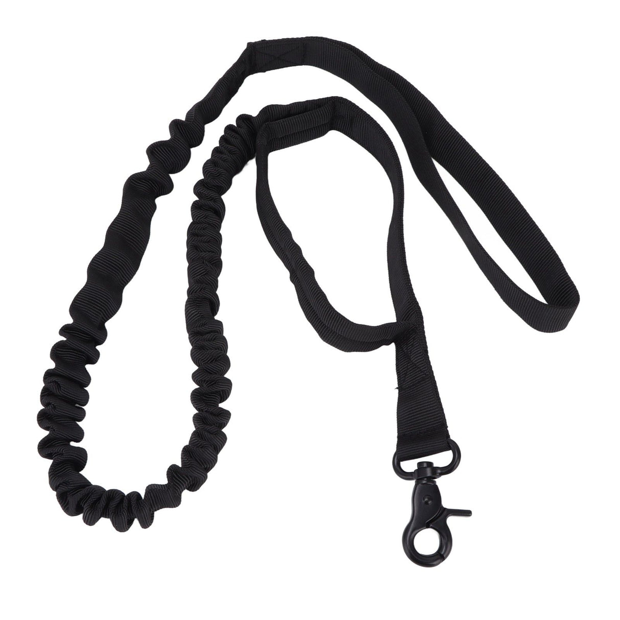 Dog Leash Durable Wear Resistant Easy Control Elasticity Provides Ductility Military Pet Leash Pet SupplyBlack