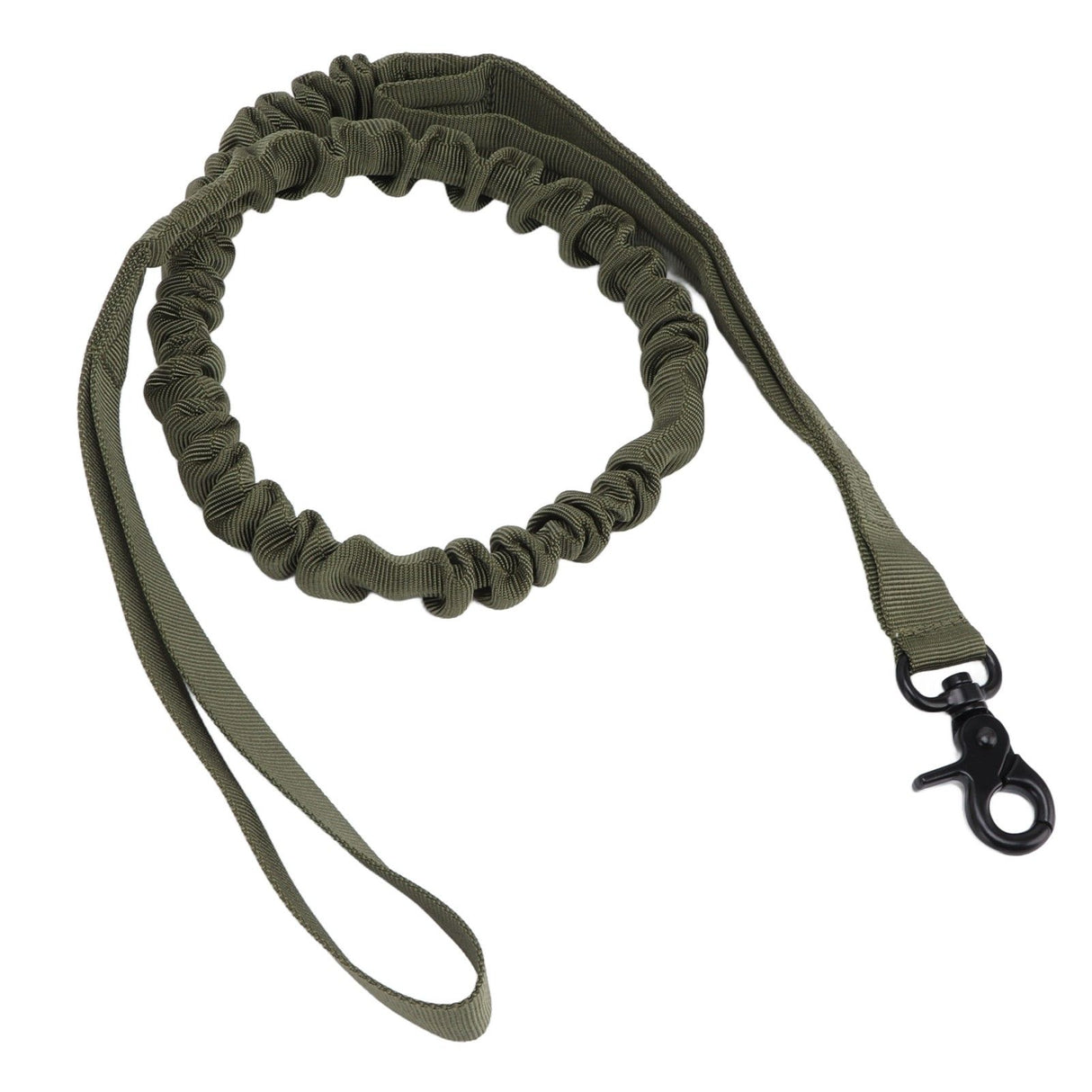 Dog Leash Durable Wear Resistant Easy Control Elasticity Provides Ductility Military Pet Leash Pet SupplyGreen