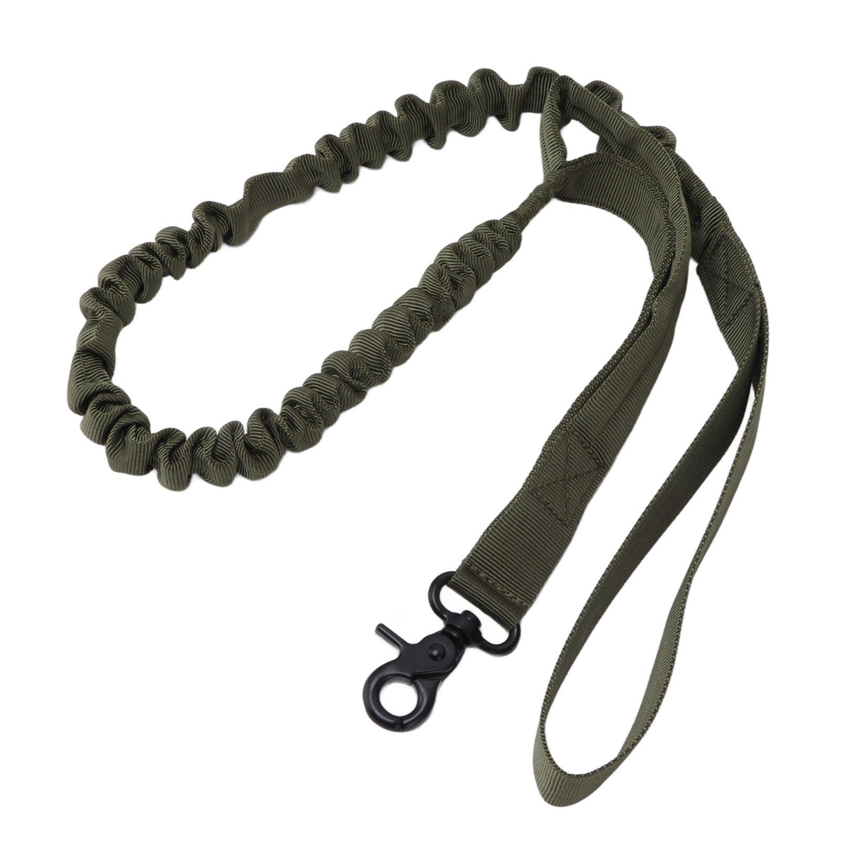 Dog Leash Durable Wear Resistant Easy Control Elasticity Provides Ductility Military Pet Leash Pet SupplyGreen