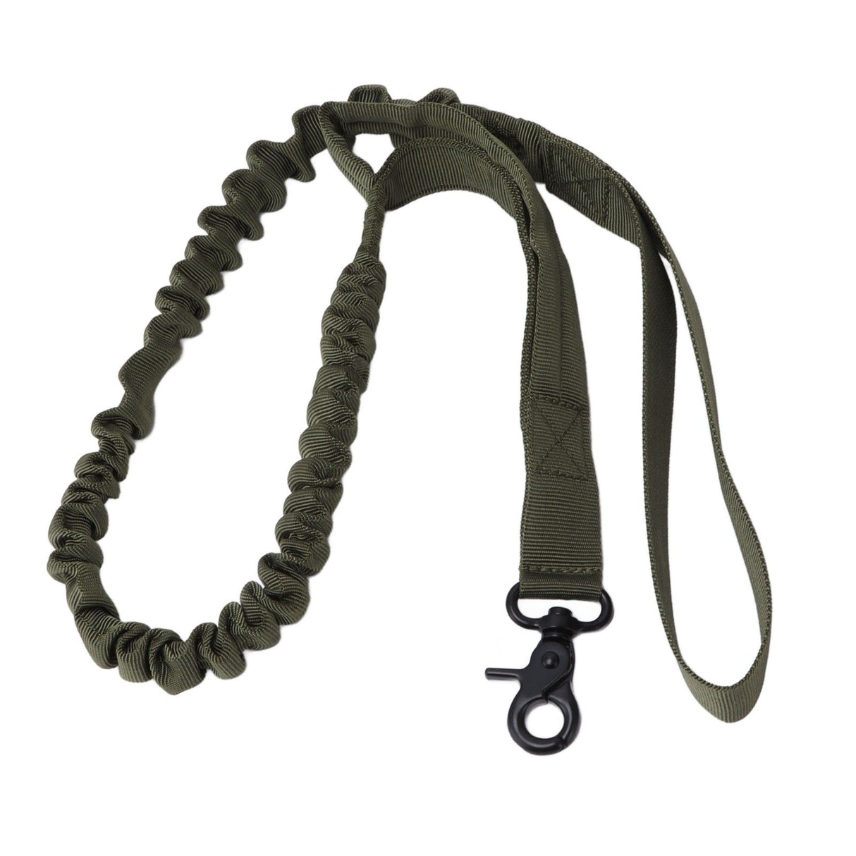 Dog Leash Durable Wear Resistant Easy Control Elasticity Provides Ductility Military Pet Leash Pet SupplyGreen
