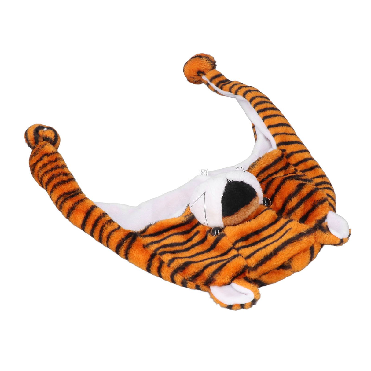 Tiger Cute Plush Hat Soft Coldproof Prevent Static Funny Winter Tiger Hat for School Camping