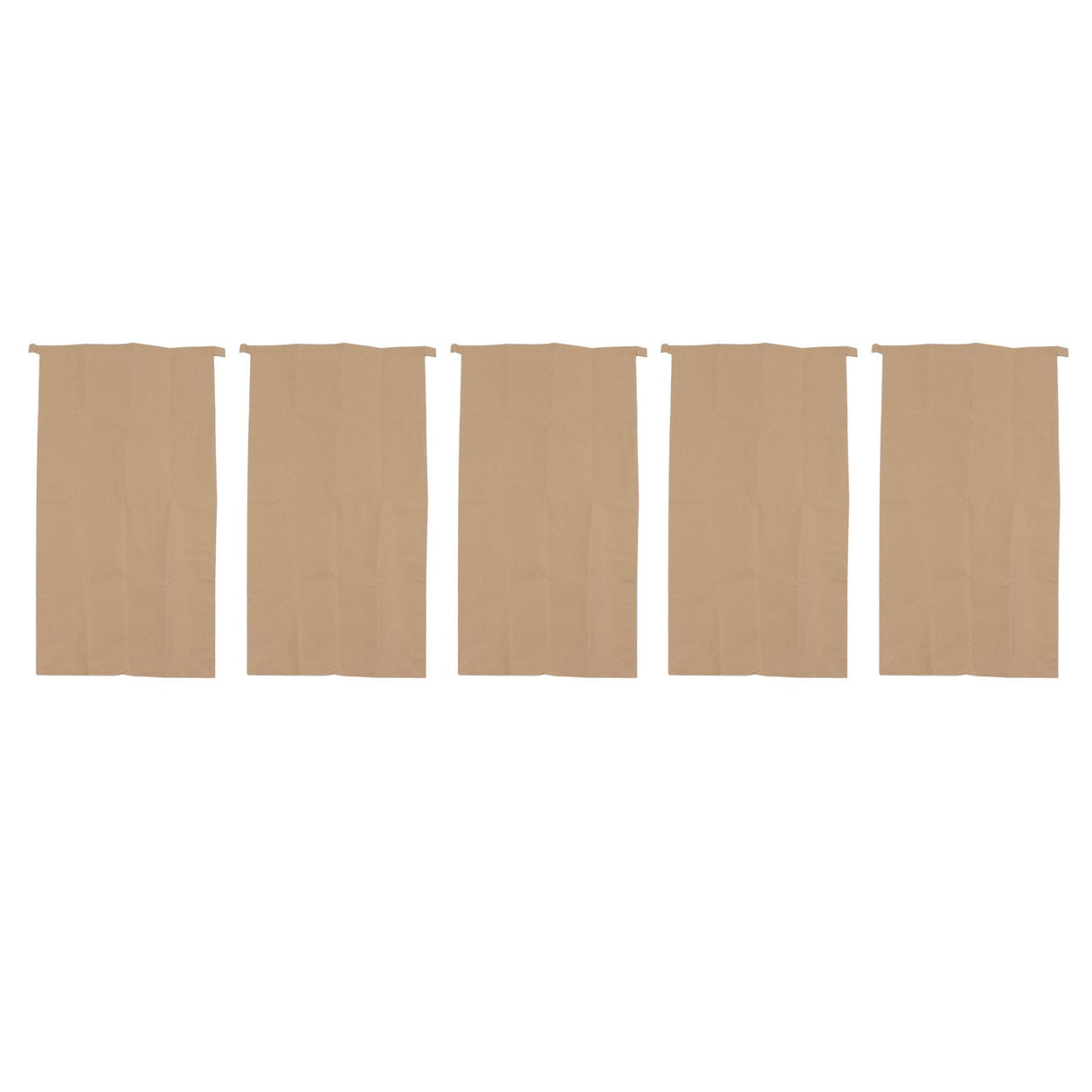 5Pcs Kraft Paper Composite Woven Bag Waterproof 100 X 50cm Leaf Storage Bag for Home Garden Courtyard Lawn