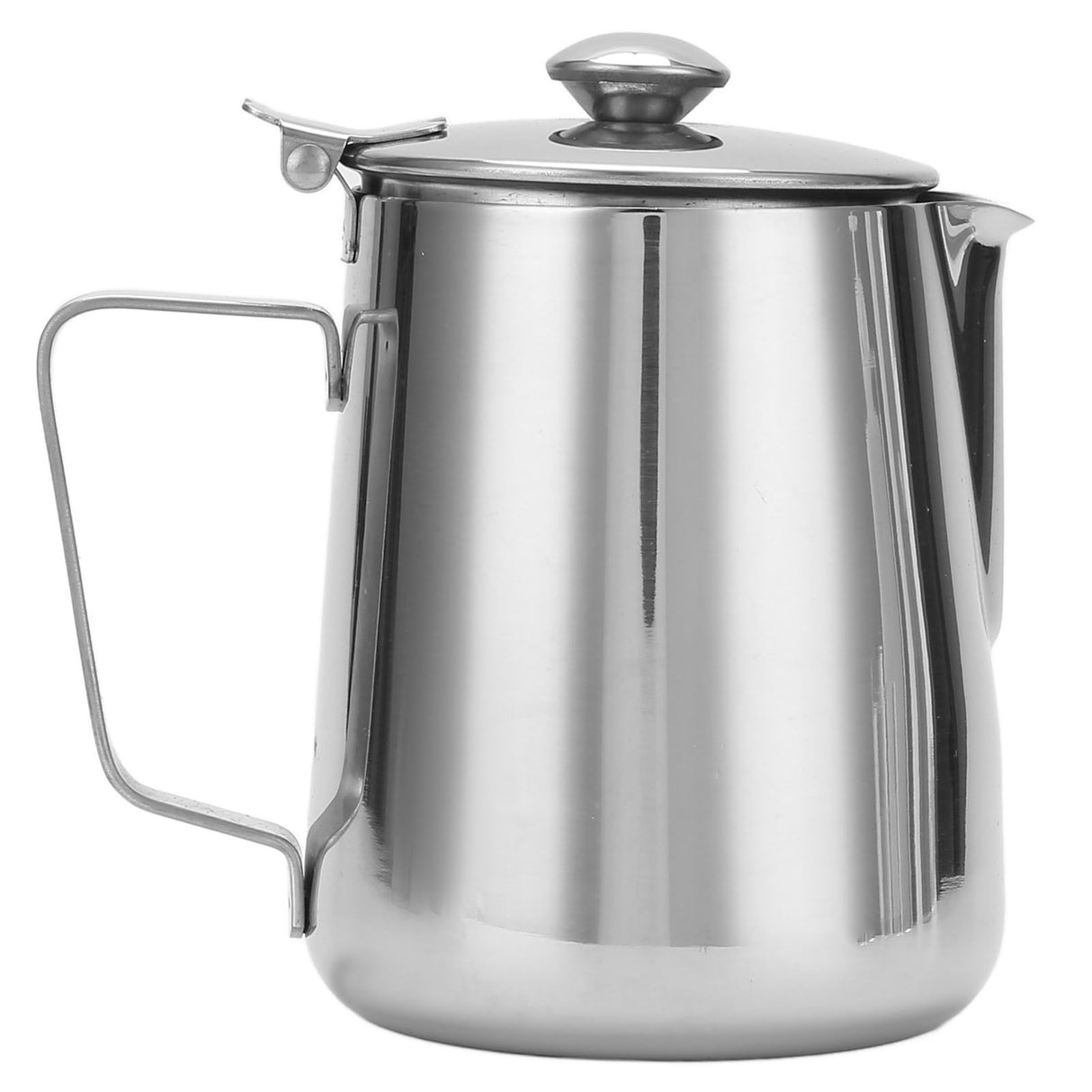 Milk Frothing Pitcher 304 Stainless Steel Milk Frother Coffee Cup with Cover for Home Coffee Shop1500ML