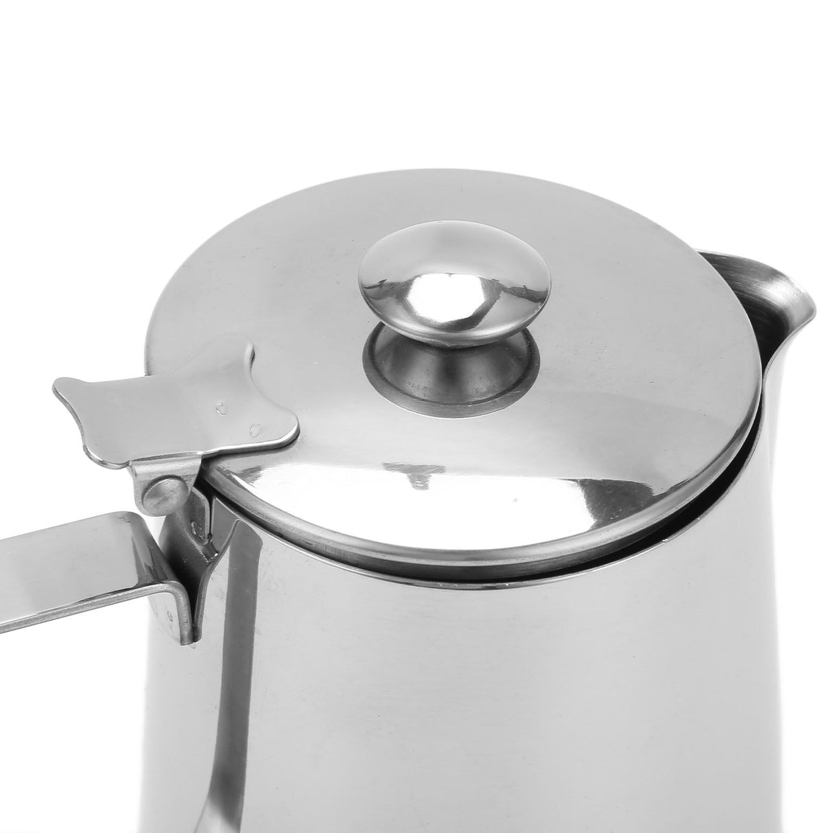 Milk Frothing Pitcher 304 Stainless Steel Milk Frother Coffee Cup with Cover for Home Coffee Shop1500ML
