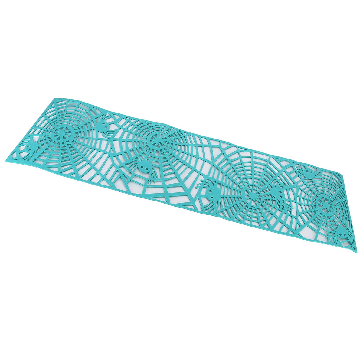 Rectangle Shape Tablecloth Hollow Out Table Runner for Wedding Household DecorationsGreen