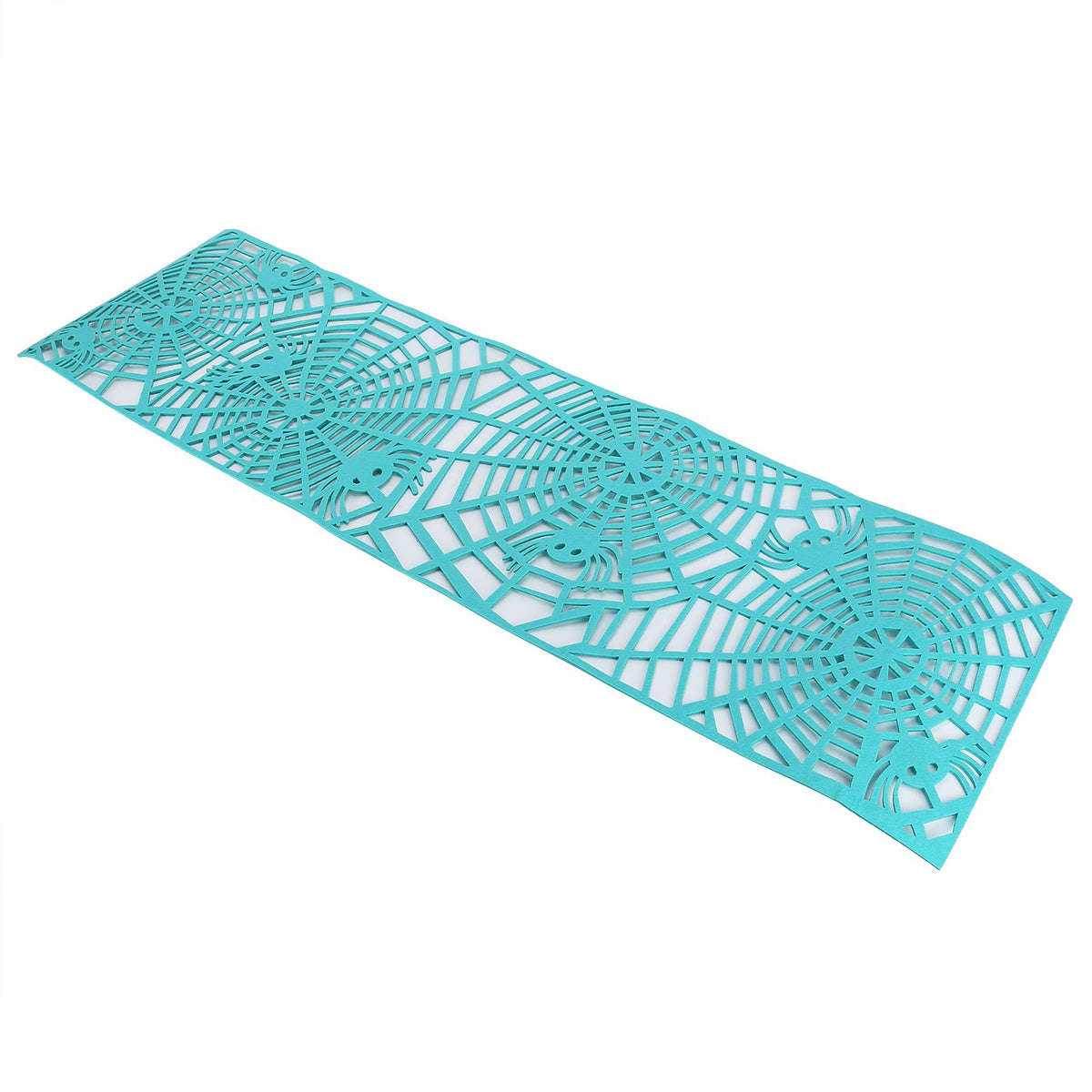Rectangle Shape Tablecloth Hollow Out Table Runner for Wedding Household DecorationsGreen