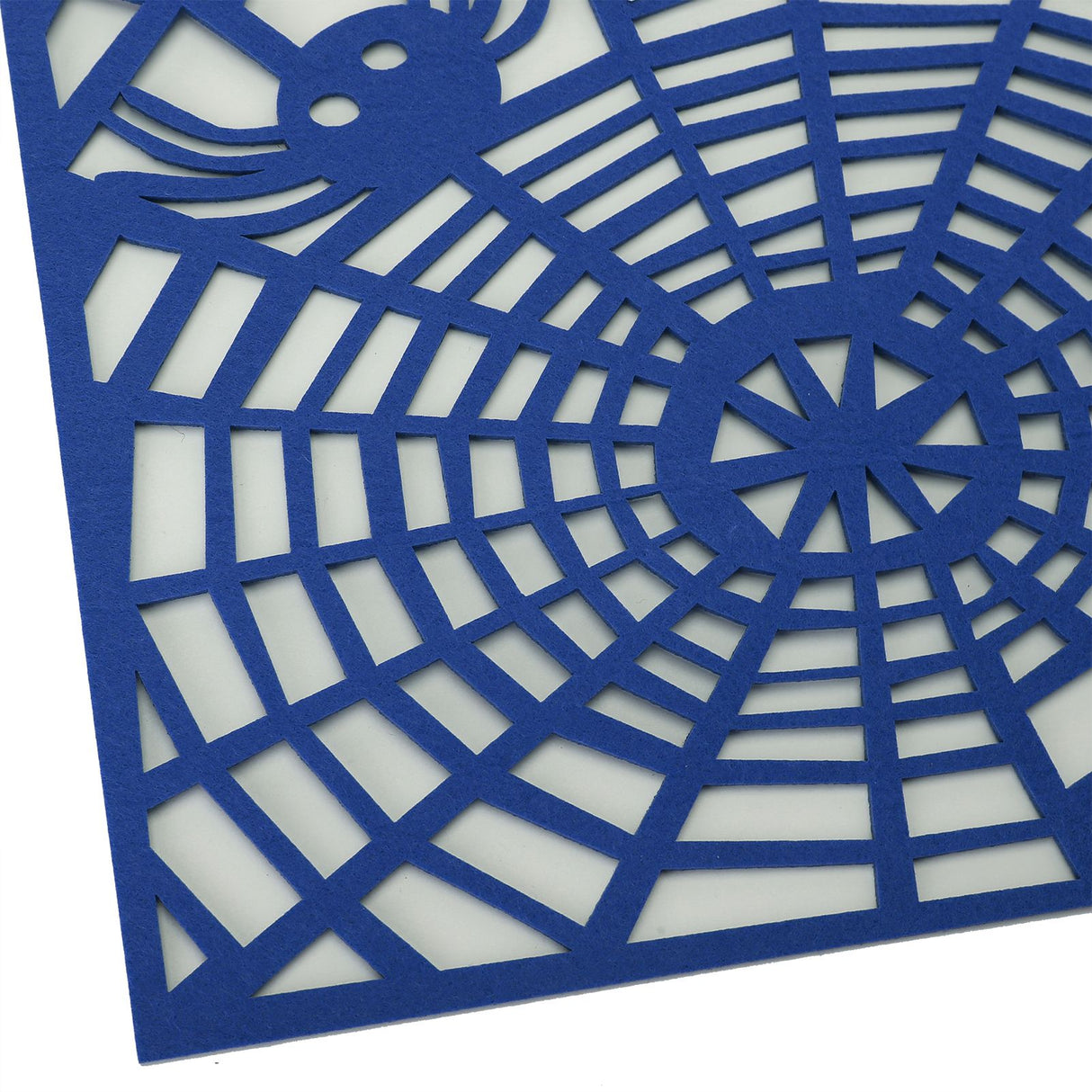 Rectangle Shape Tablecloth Hollow Out Table Runner for Wedding Household DecorationsDark Blue